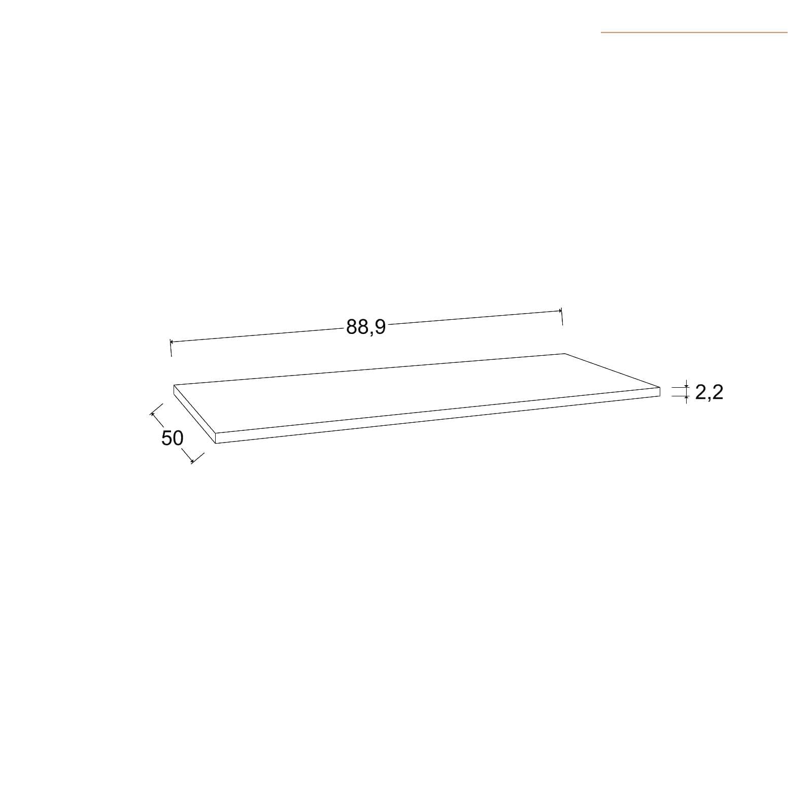 Ripiano armadio per modulo da 90 cm Cindy Codey Berwin Jessie Carrie bianco