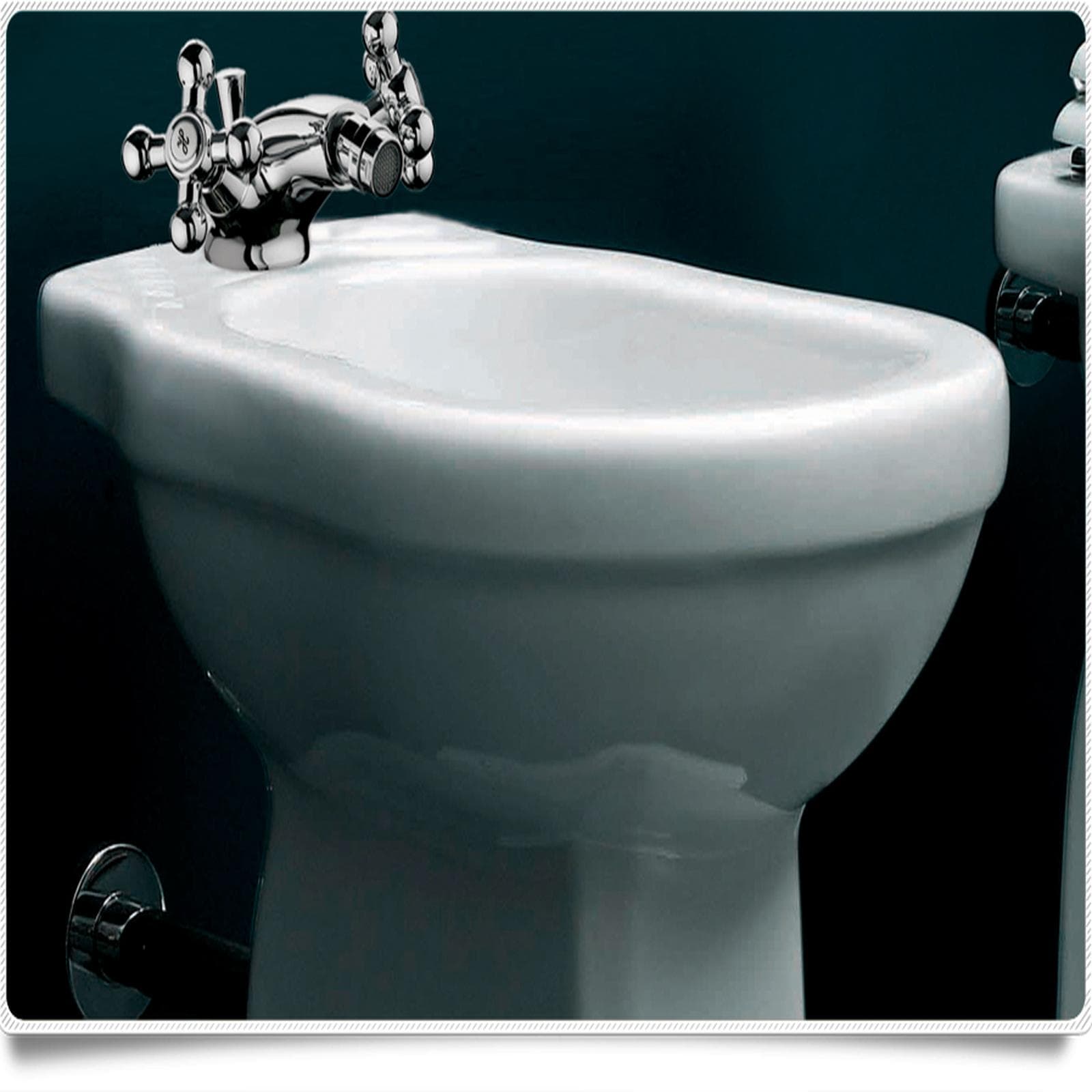 Sanitari Azzurra Giunone in ceramica completi di wc con scarico a terra