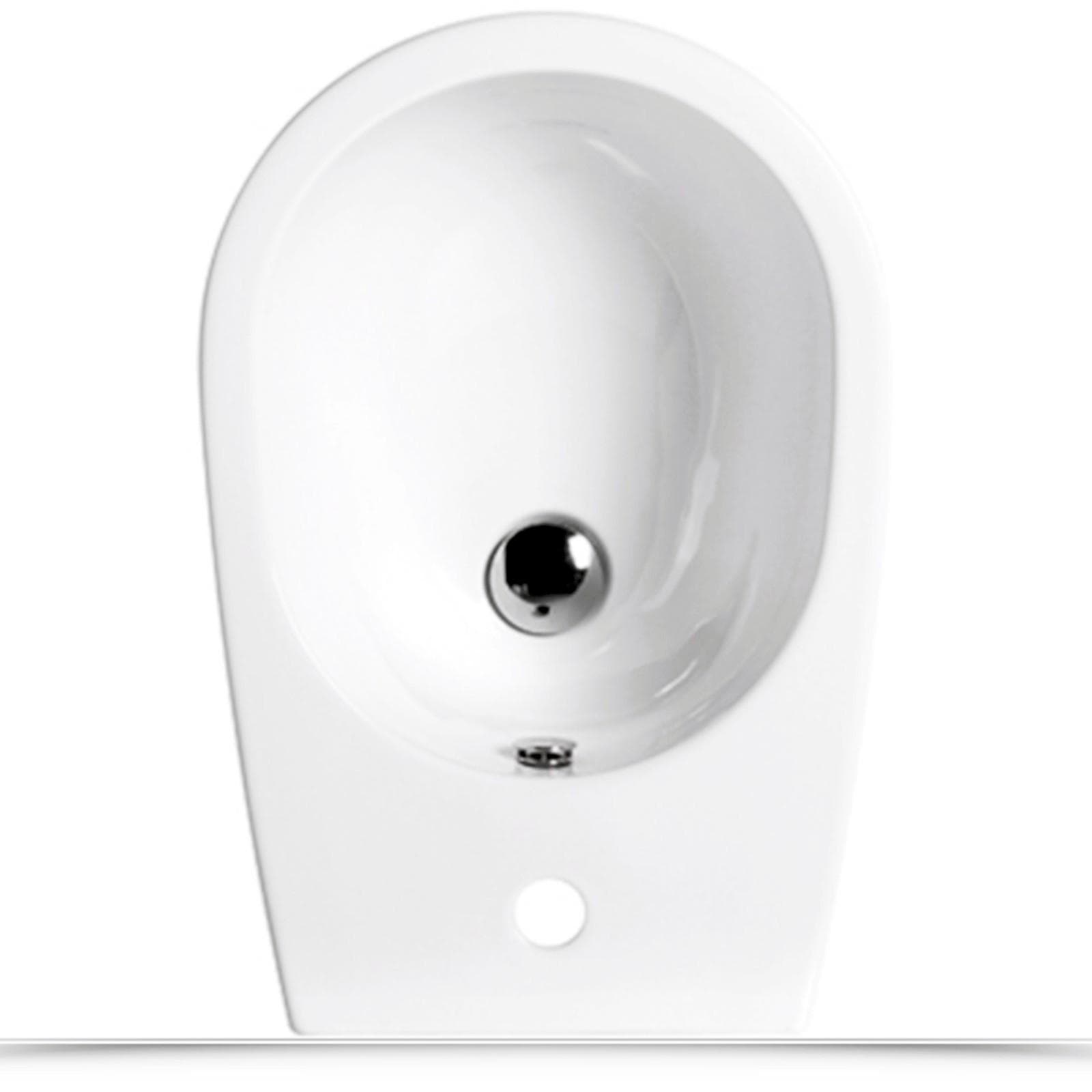 Sanitari filomuro altezza maggiorata Scarico traslato con sedile soft-close - Vignoni di Simas