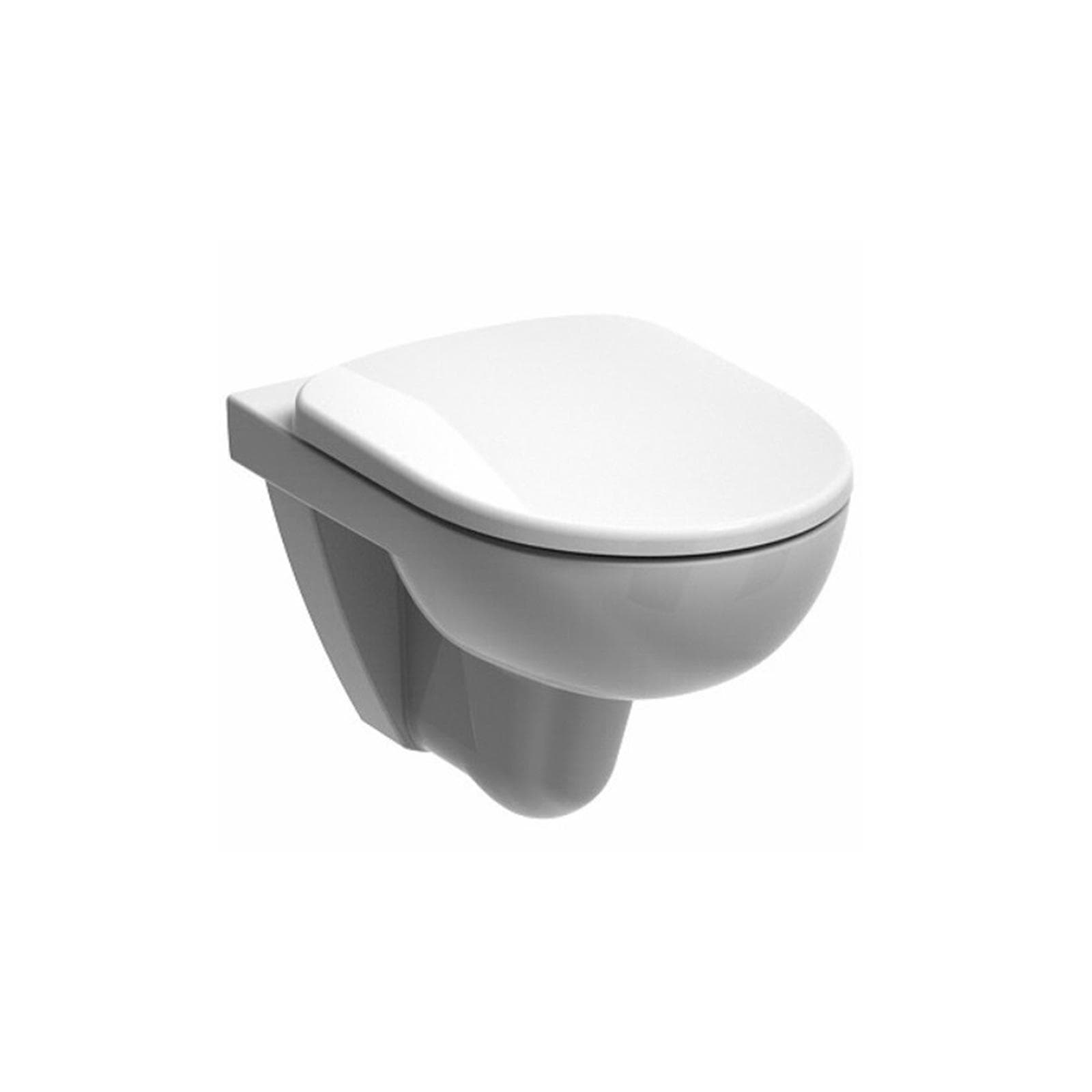 Sanitari sospesi a cacciata rimfree sedile cerniere inox Selnova Compact - Geberit