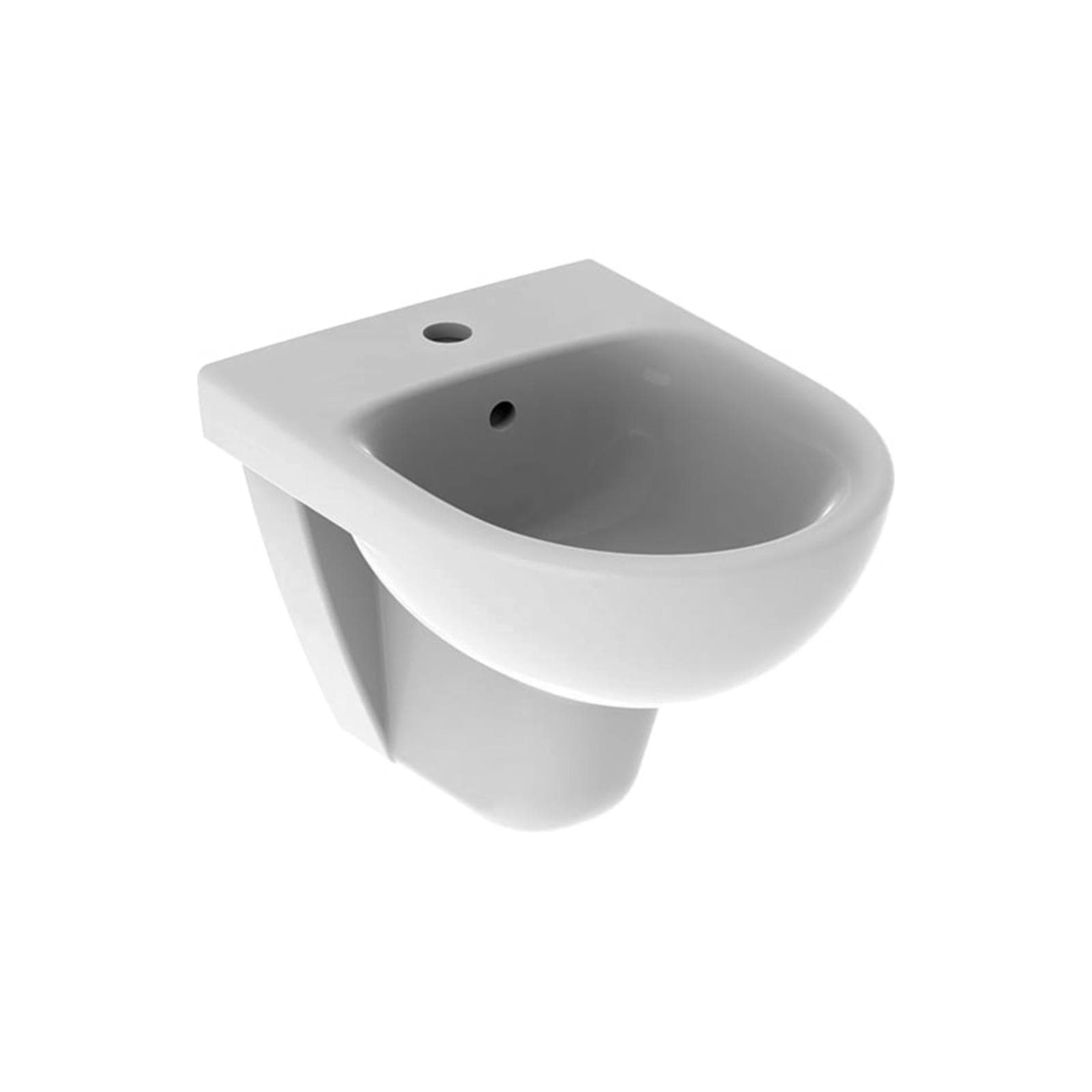 Sanitari sospesi a cacciata rimfree sedile cerniere inox Selnova Compact - Geberit
