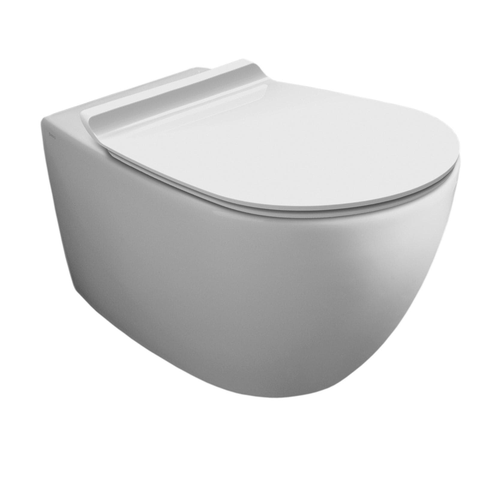 Sanitari sospesi con sedile soft-close wc + bidet - Vignoni di Simas