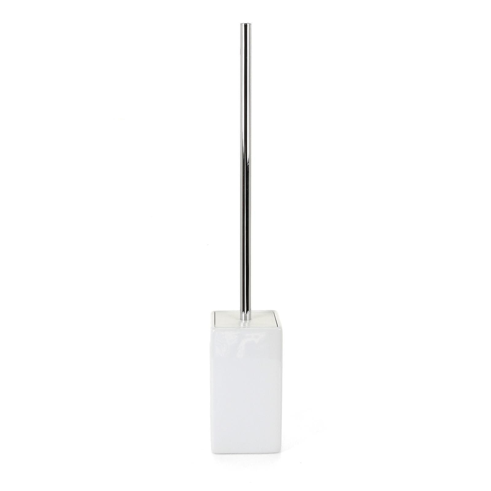 Portascopino d'appoggio in ceramica bianco - Verbena di Gedy