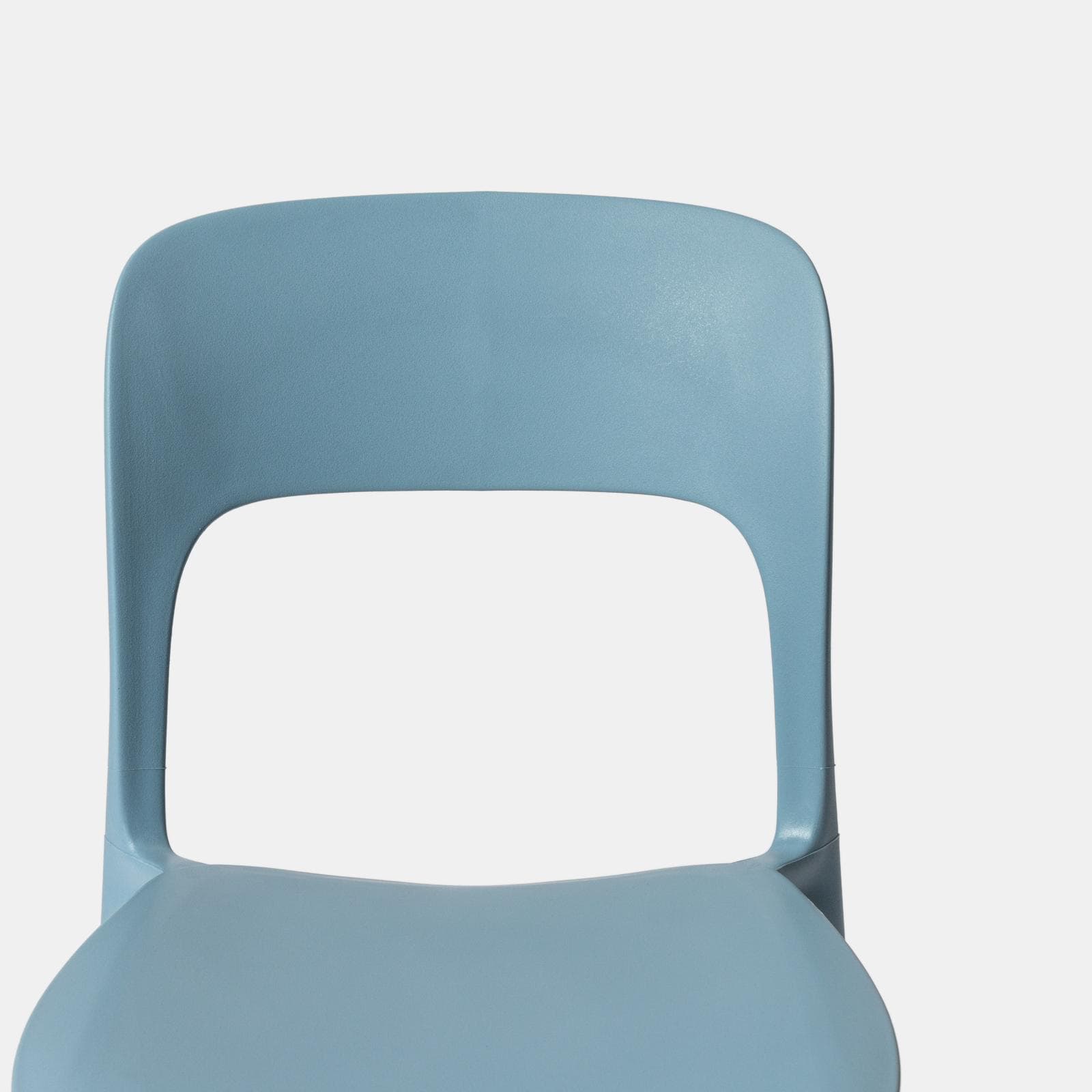 Sedia da giardino impilabile in polipropilene blu - Arabella