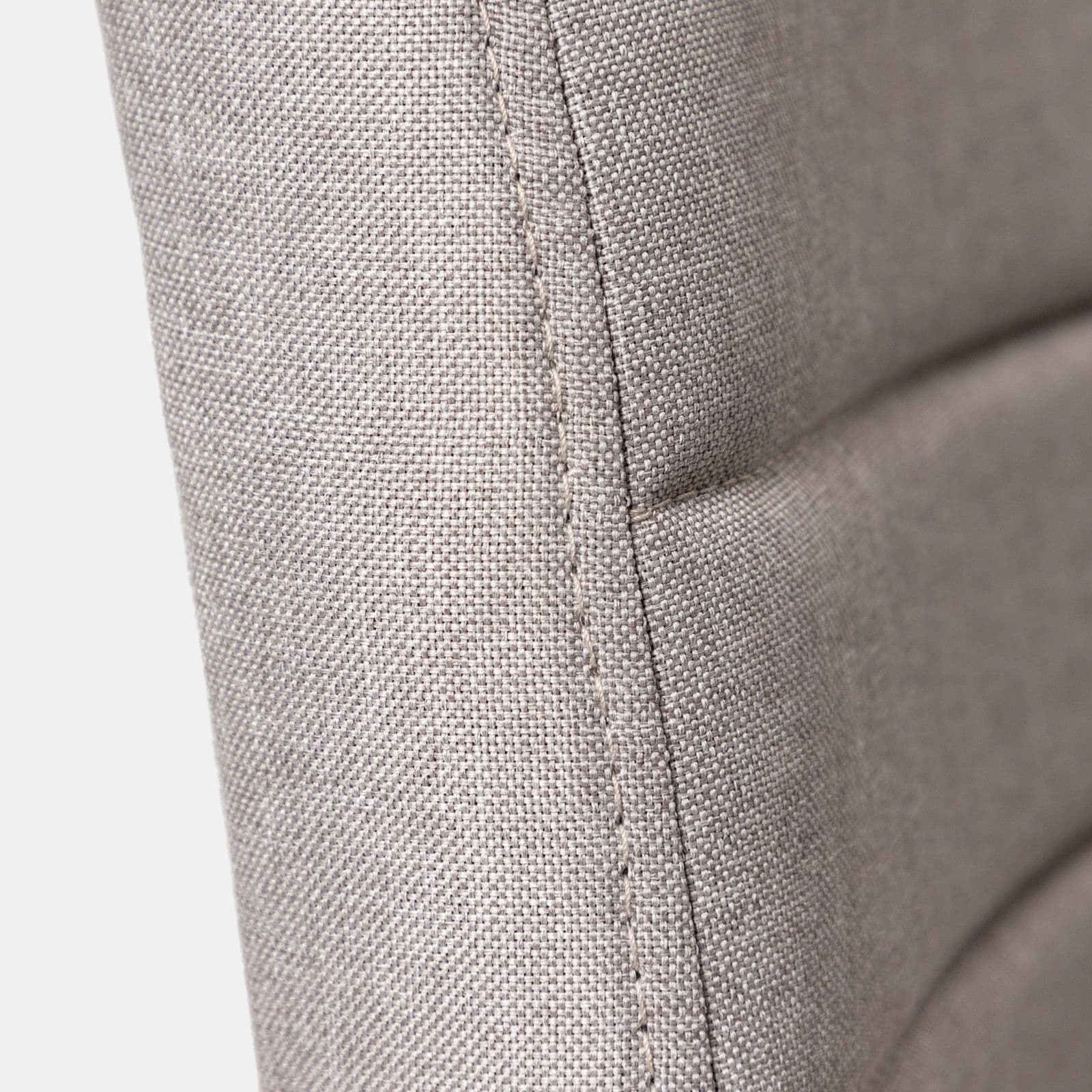 Sedia girevole da ufficio in tessuto grigio chiaro con altezza regolabile e base in nylon - Tamara