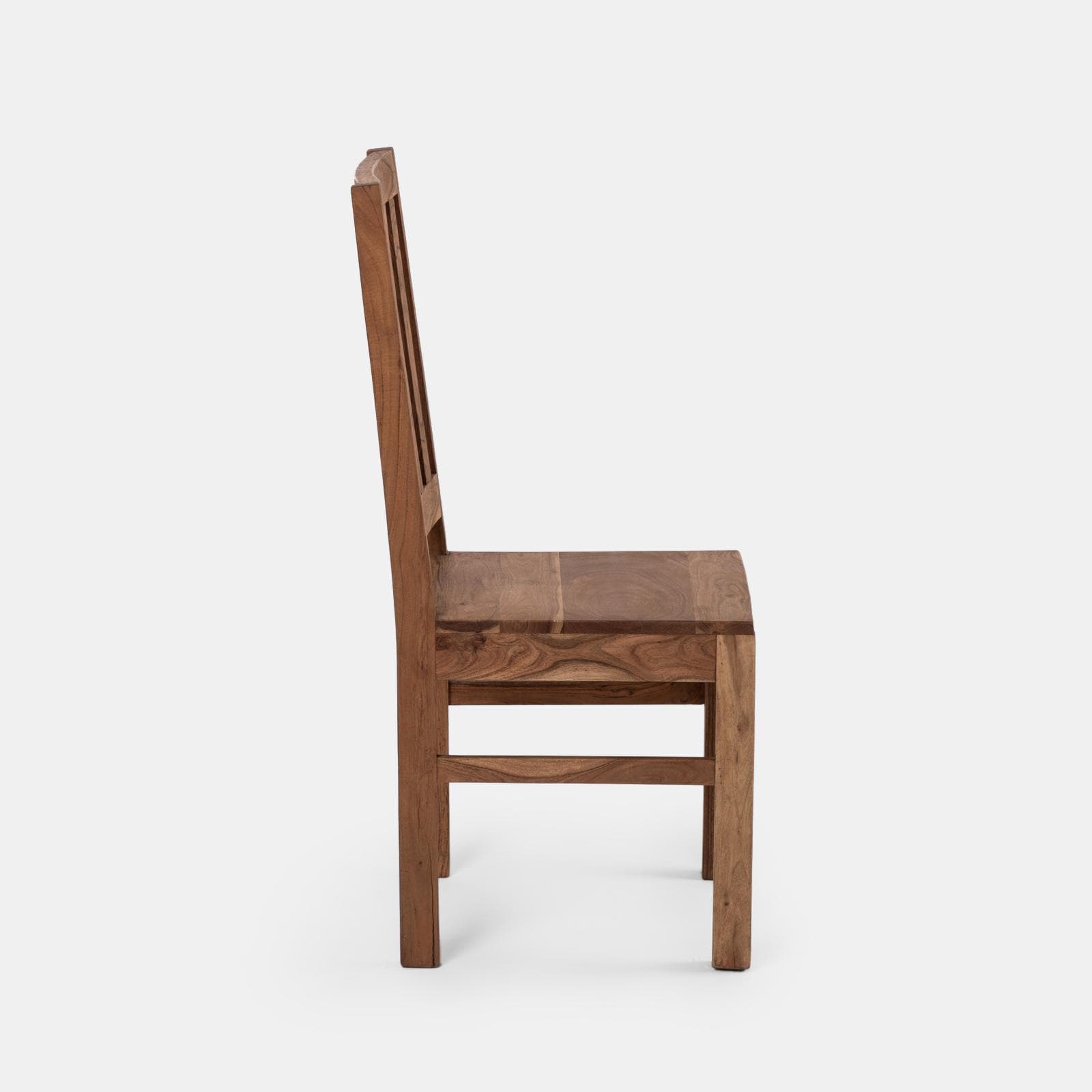 Sedia in legno con schienale a doghe - Freia Acacia