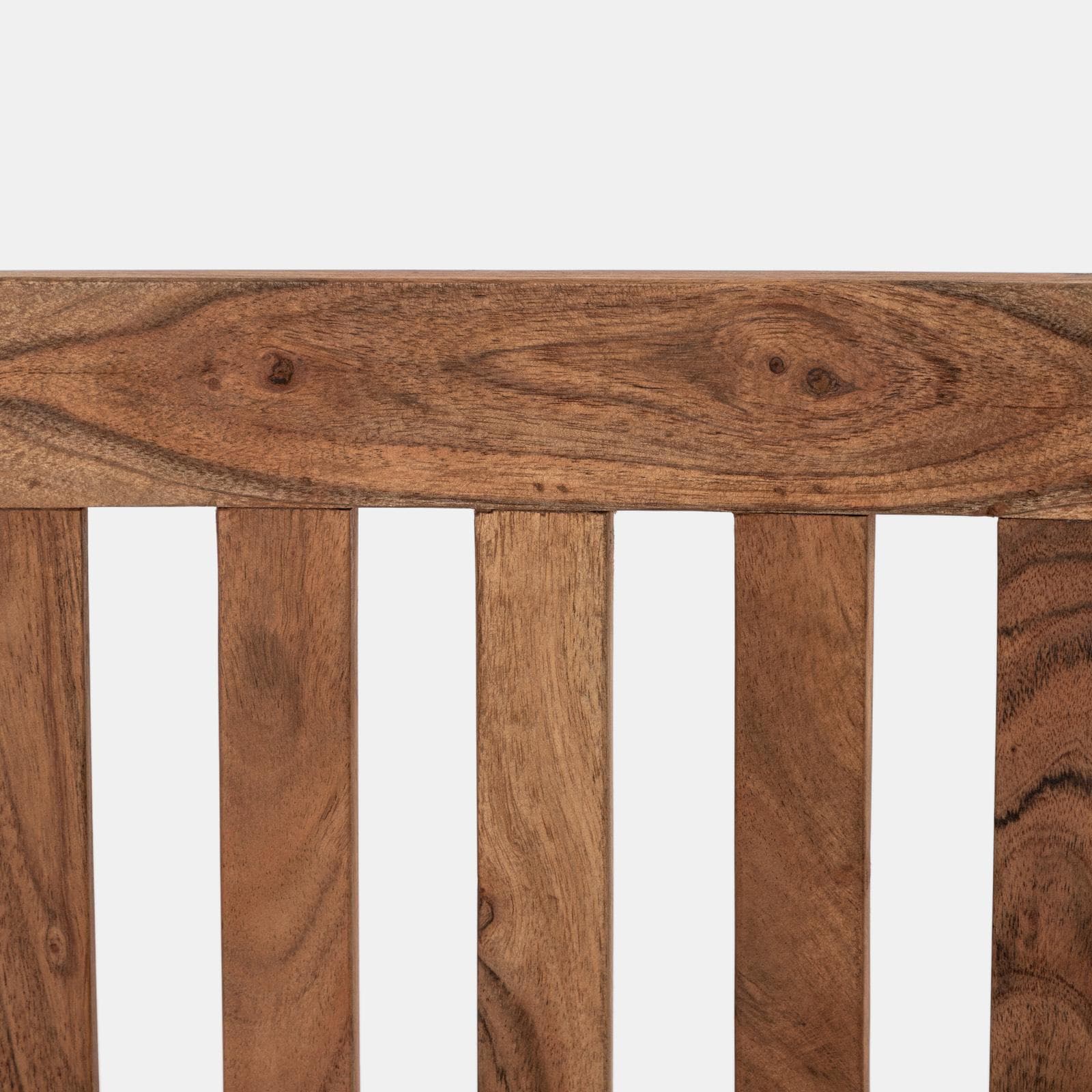Sedia in legno con schienale a doghe - Freia Acacia