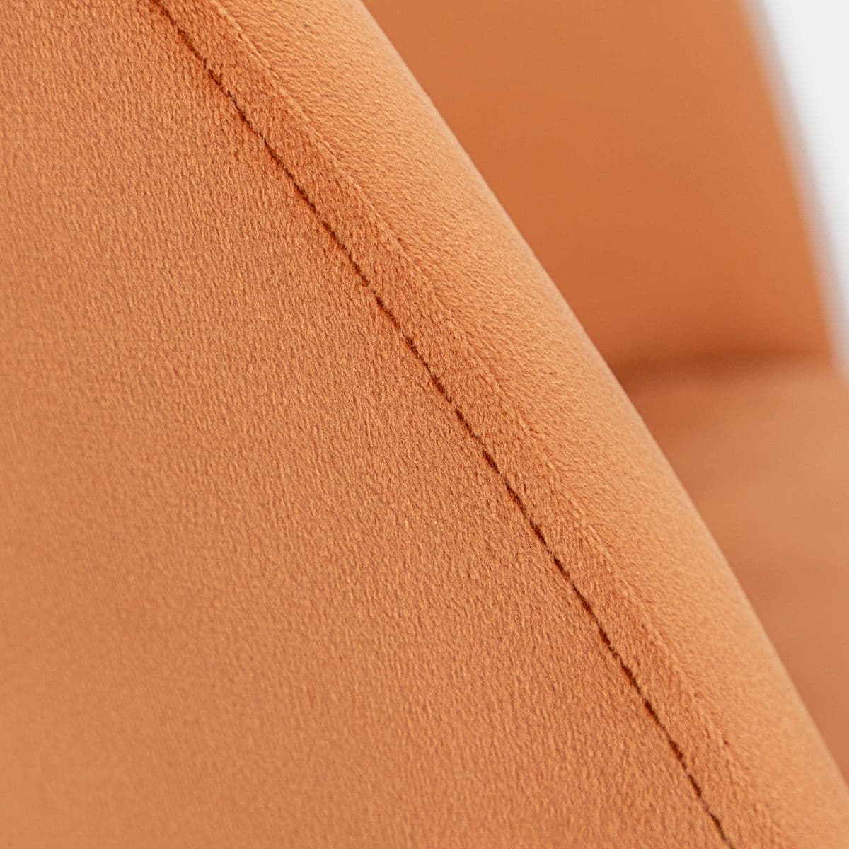 Sedia in velluto ruggine con gambe oro - Melt