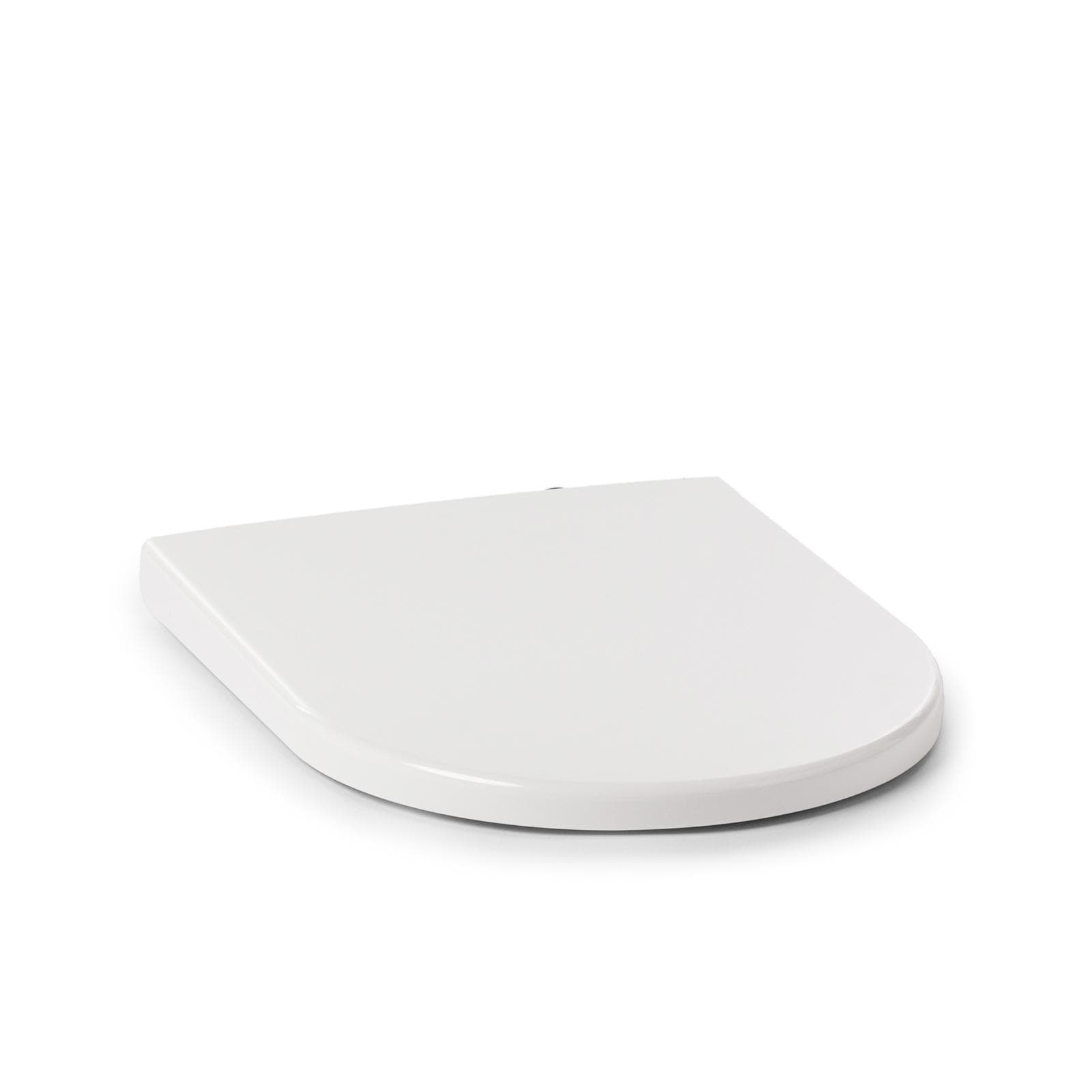 Sedile avvolgente termoindurente bianco con chiusura soft-close