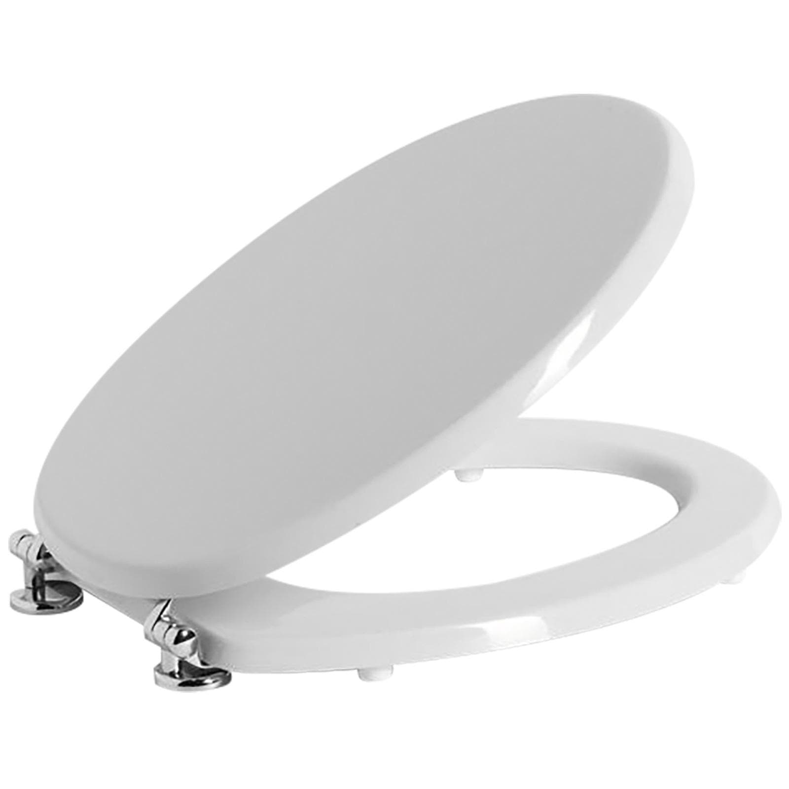 Sedile copriwc in legno bianco compatibile con serie la Ellisse di Ideal Standard