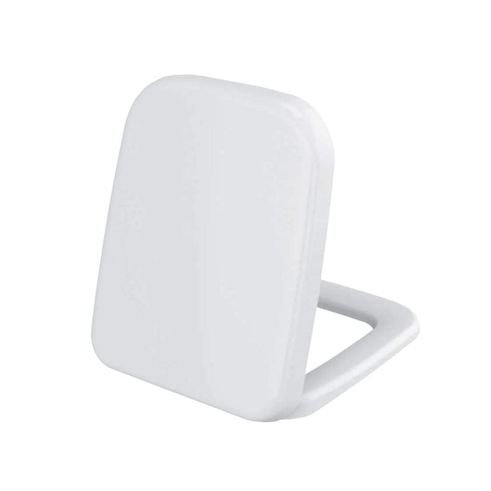 Sedile copriwc softclose quadrato in duroplast bianco