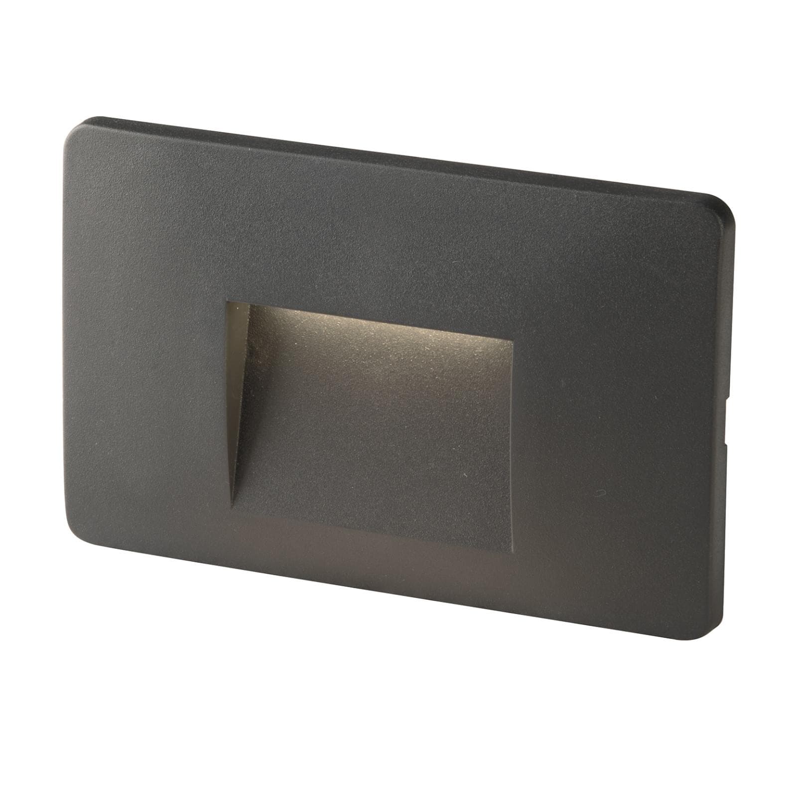 Segnapassi 13,5x8,5 cm in policarbonato antracite