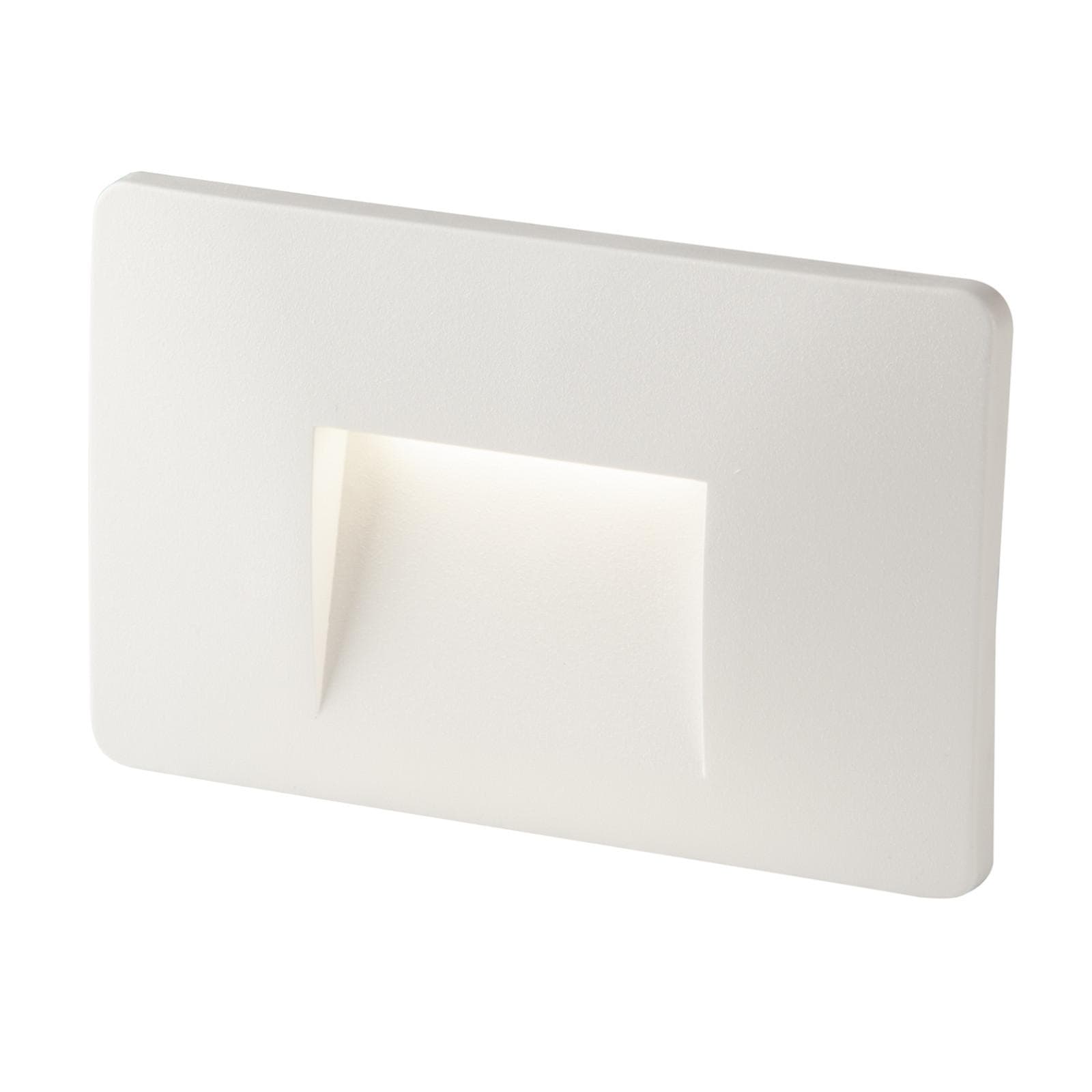 Segnapassi 13,5x8,5 cm in policarbonato bianco