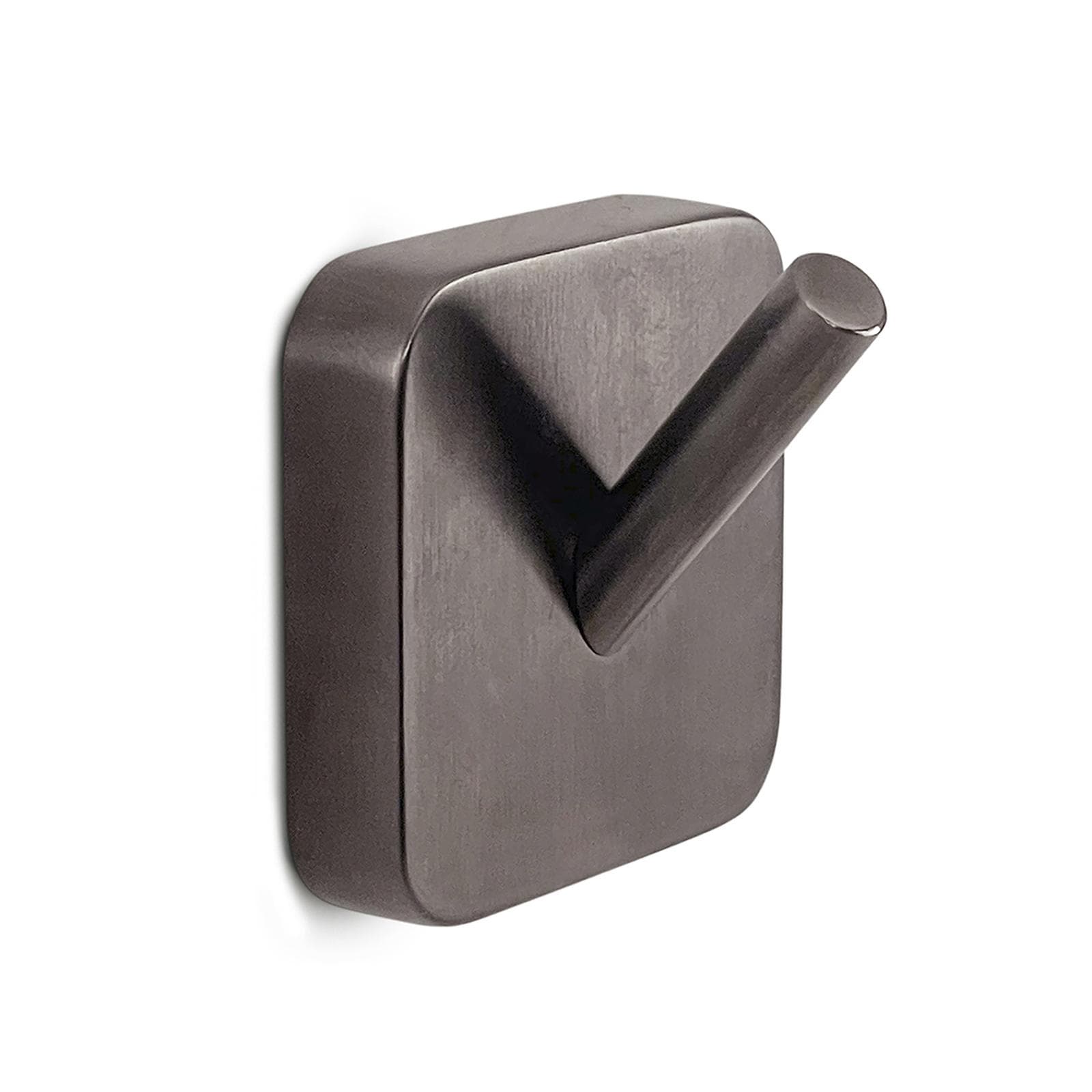 Set 2 appendiabiti in acciaio inox nero satinato - Tonga di Gedy
