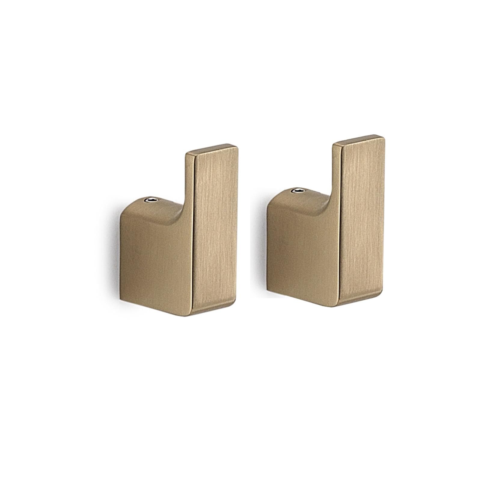 Set 2 appendiabiti in ottone e cromall oro opaco - Pirenei di Gedy