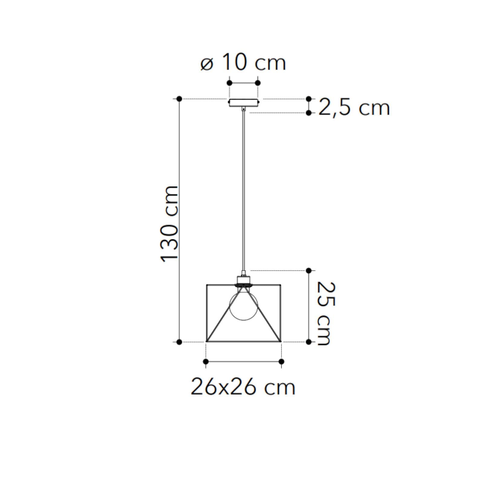 Set 2 lampade a sospensione in metallo nero opaco