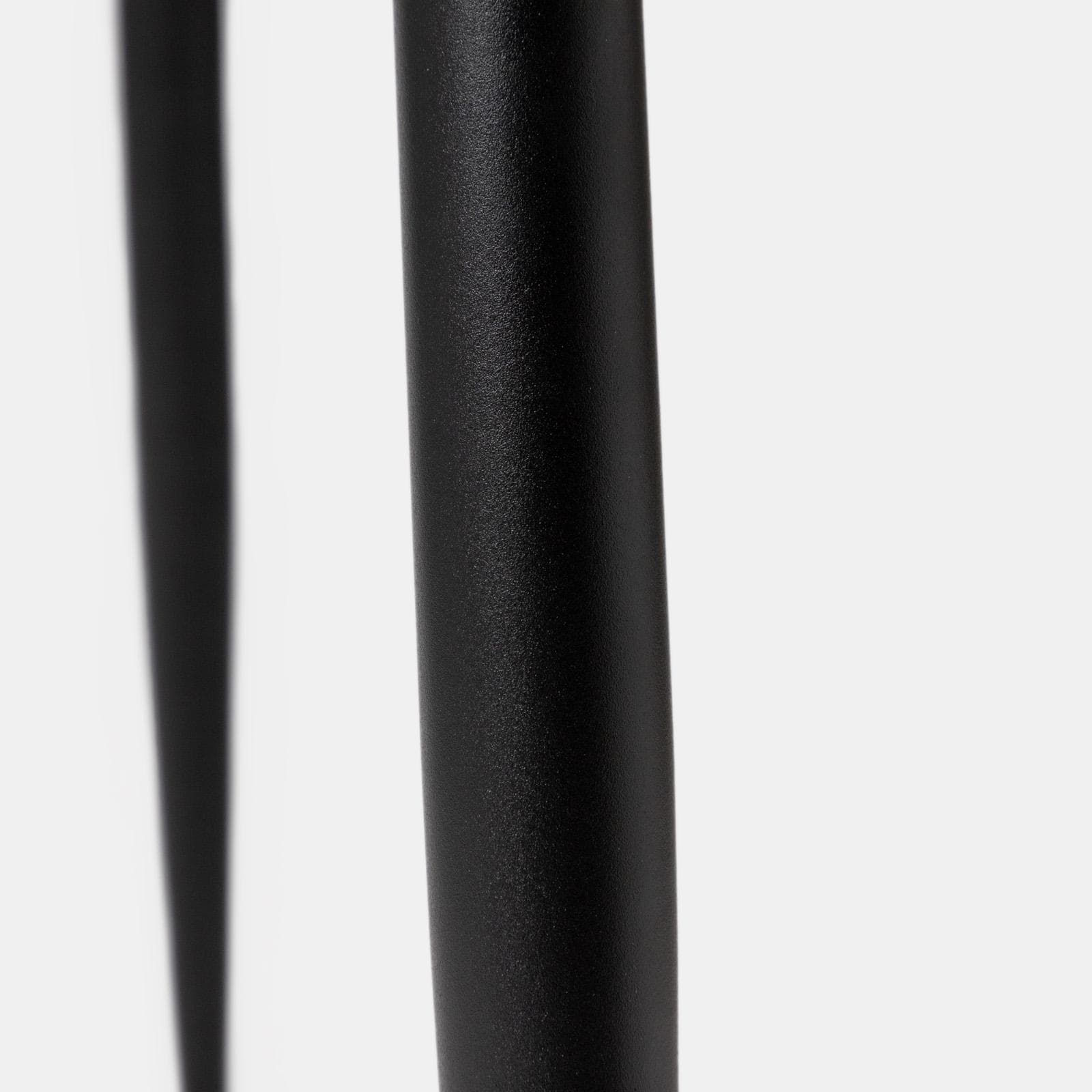 Set 2 poltrone in velluto ruggine struttura in metallo nero - Jannet