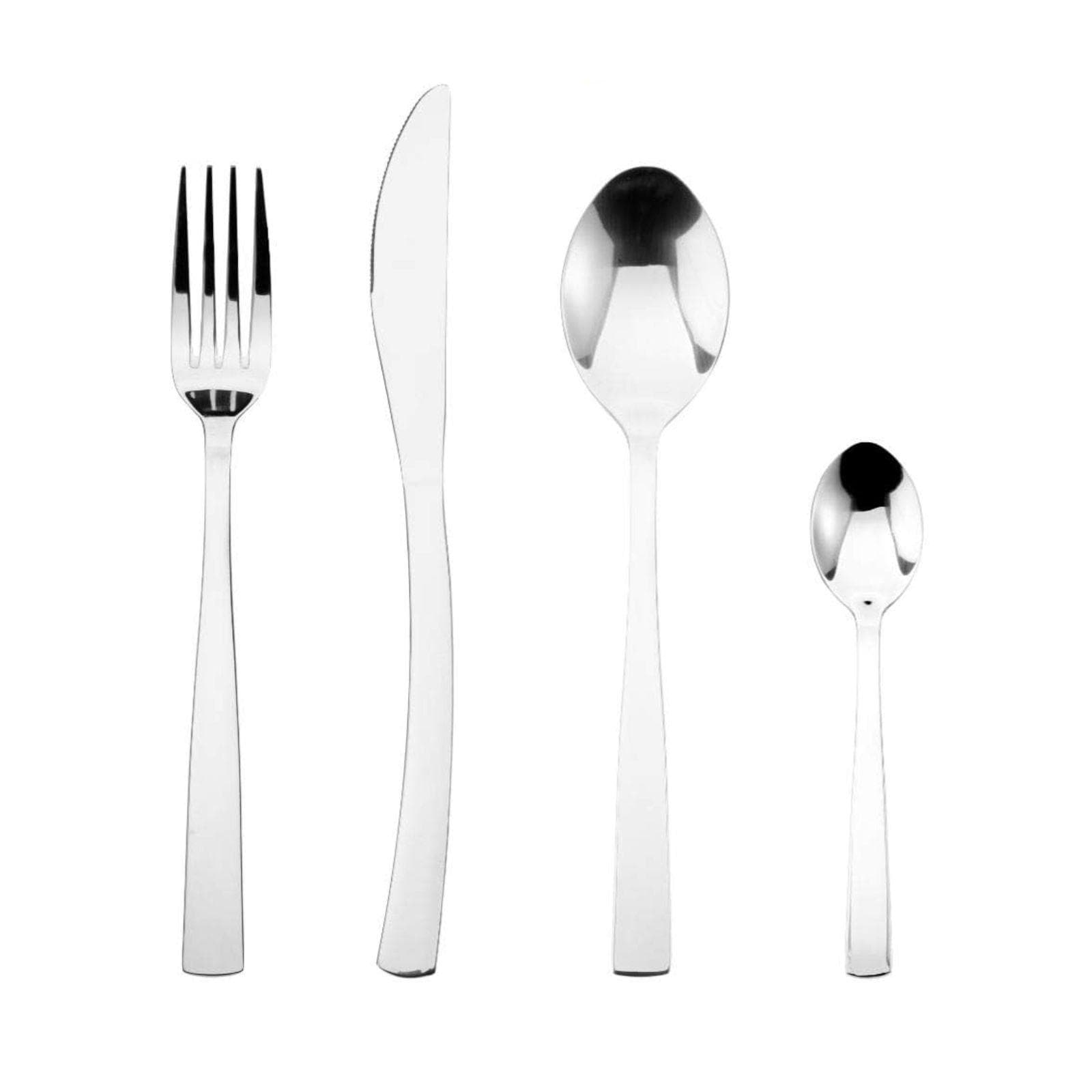 Set 24 posate in acciaio inox cromo - Olimpya