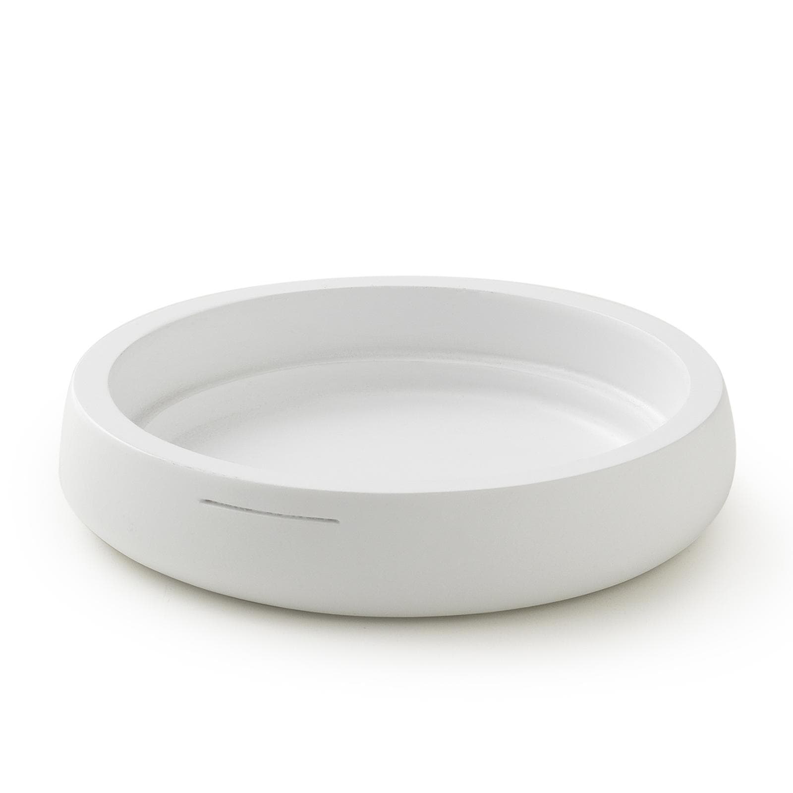 Set 4 accessori da appoggio bianco opaco - Kira di Gedy