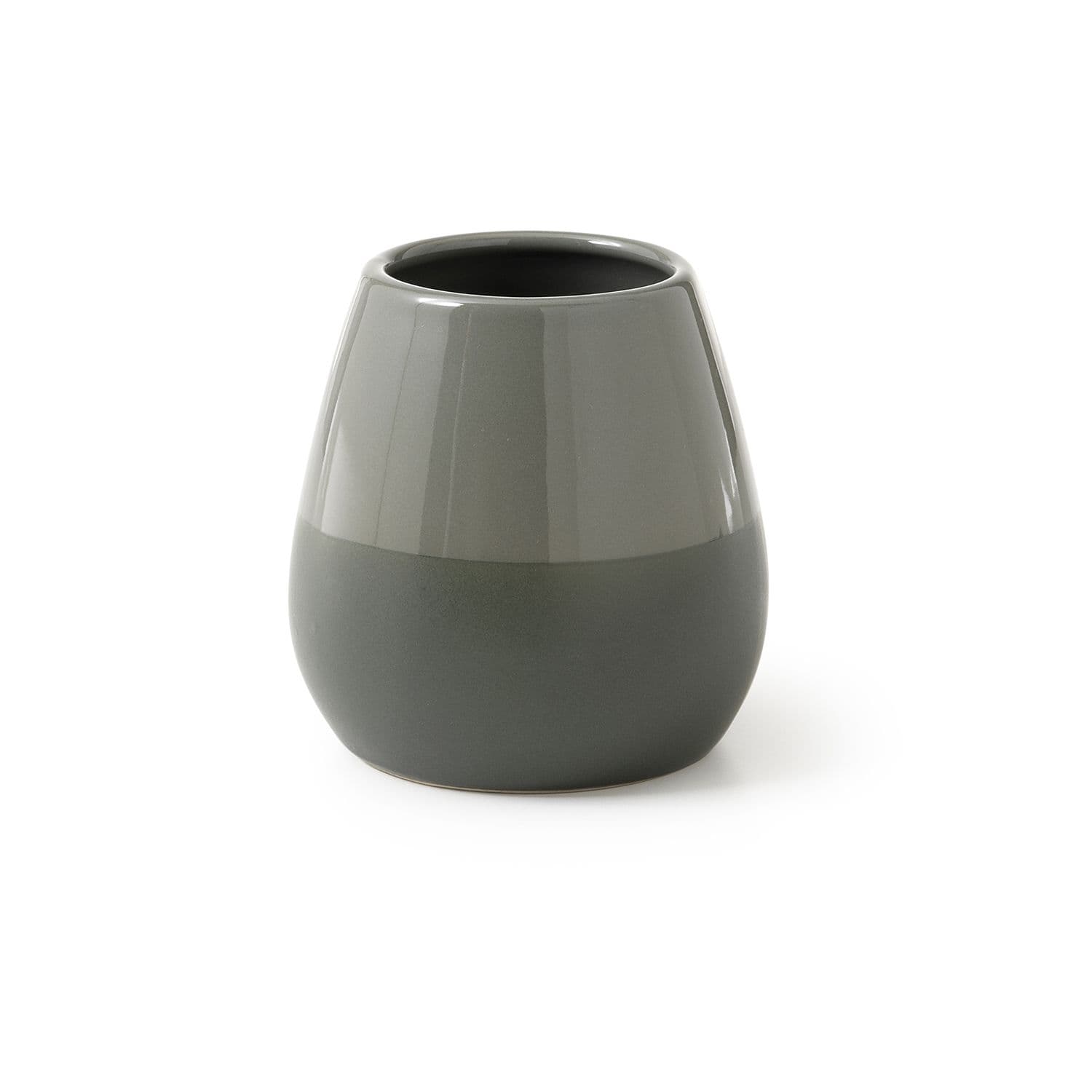 Set 5 accessori da appoggio in ceramica verde salvia - Wilma di Gedy