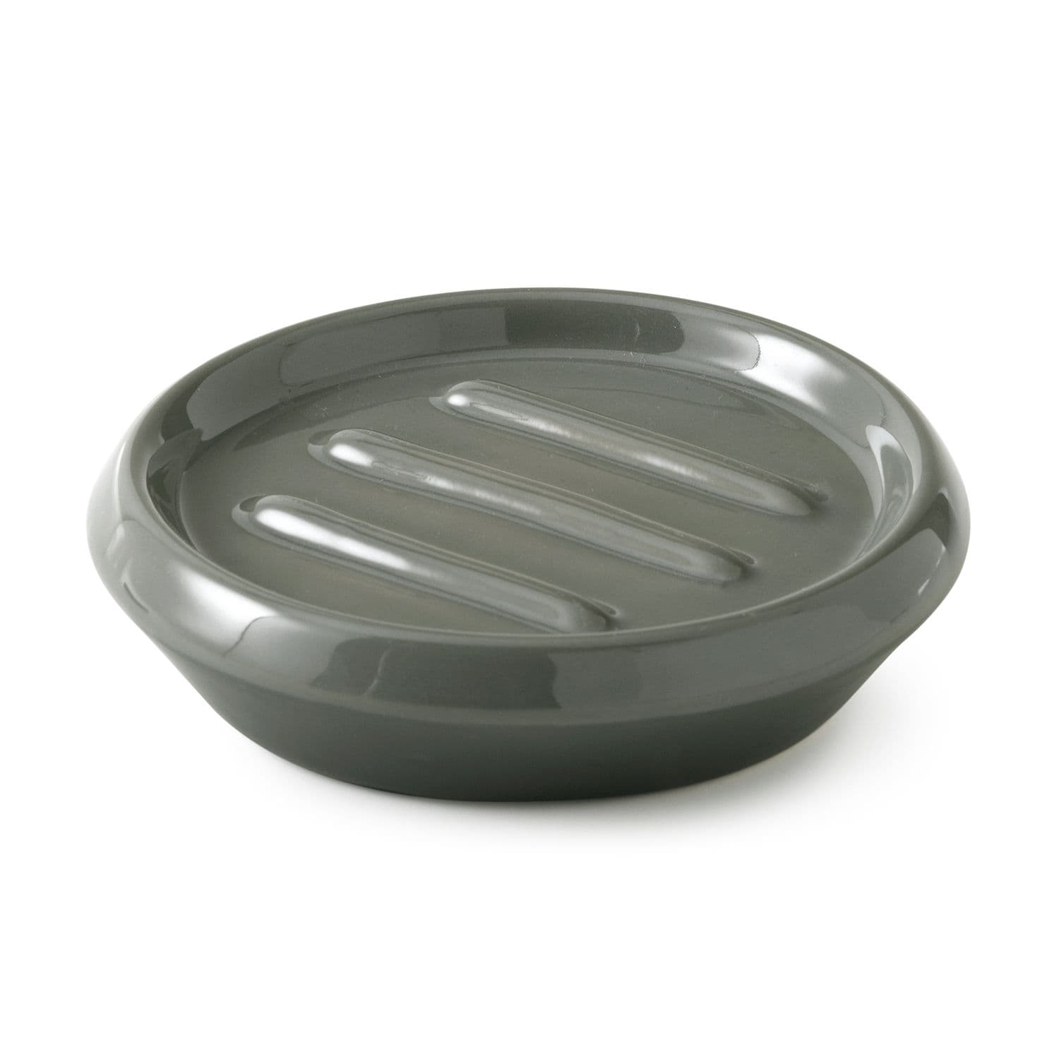Set 5 accessori da appoggio in ceramica verde salvia - Wilma di Gedy