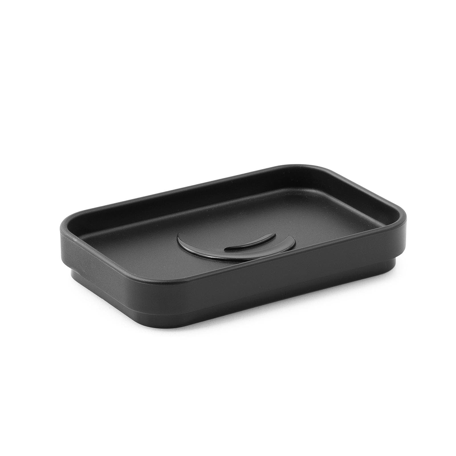 Set 4 accessori da appoggio nero opaco - Seventy di Gedy