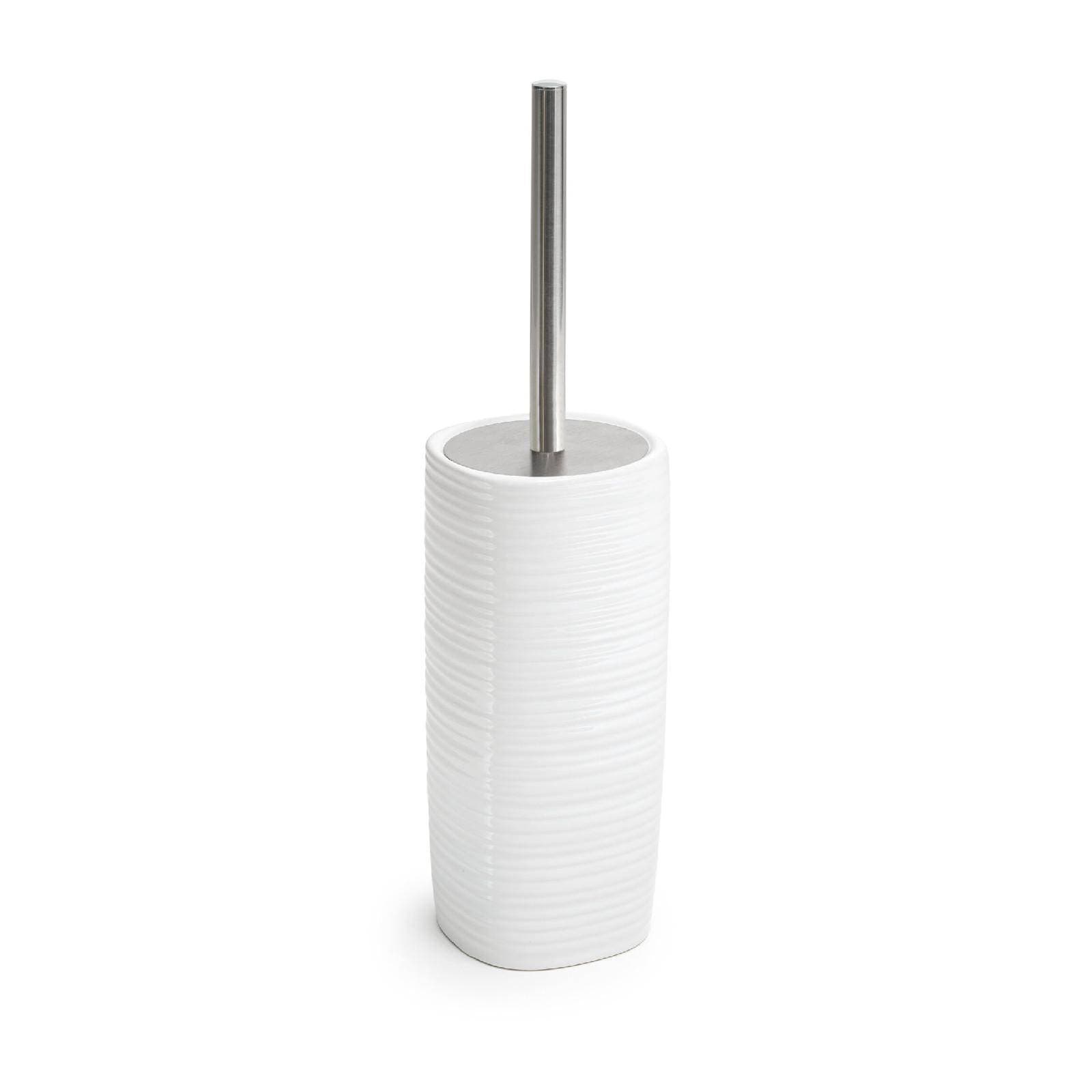 Set 4 accessori d'appoggio in ceramica bianco - Kelly di Gedy