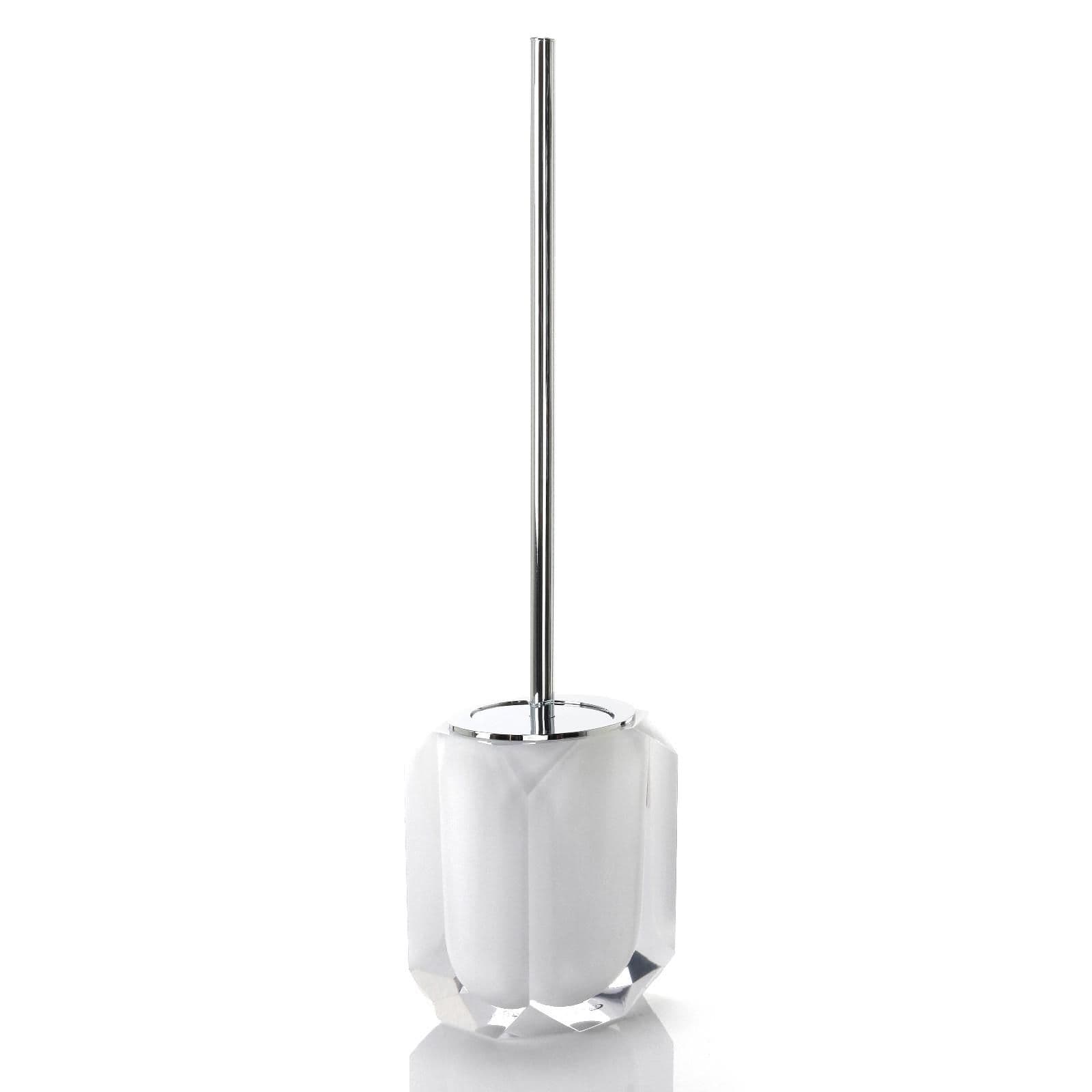 Set 4 accessori appoggio bianco e trasparente - Chanelle di Gedy