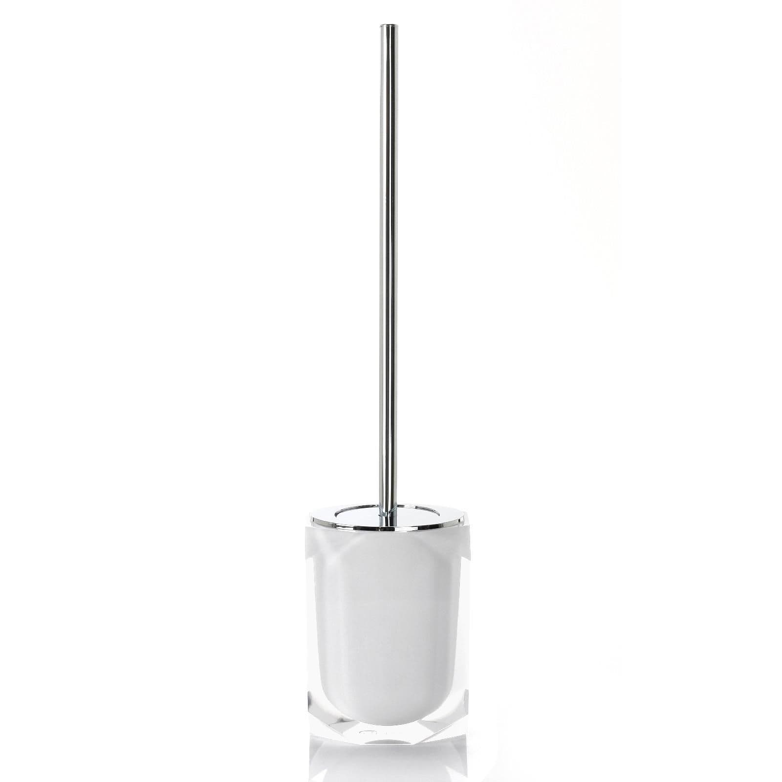 Set 4 accessori appoggio bianco e trasparente - Chanelle di Gedy