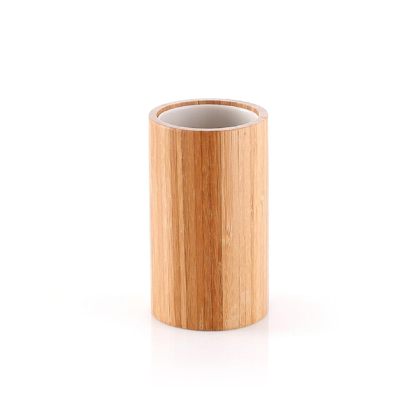 Set 4 accessori d'appoggio in bambù naturale - Altea di Gedy
