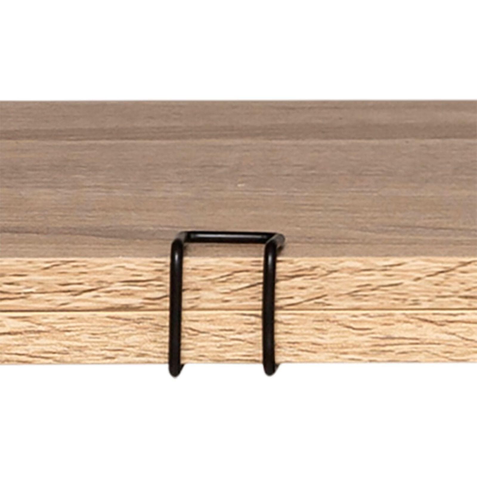 Set 4 clip in metallo nero per elementi modulari Unify