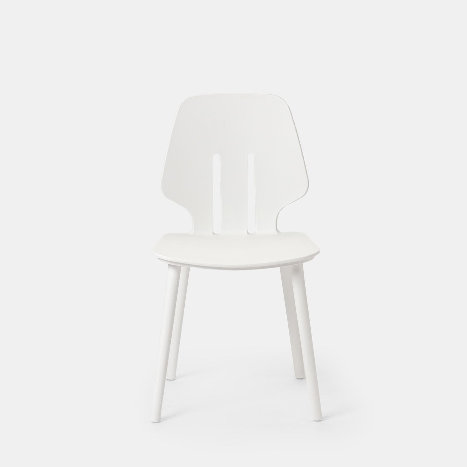 Set 4 sedie da giardino in polipropilene bianco - Brillac