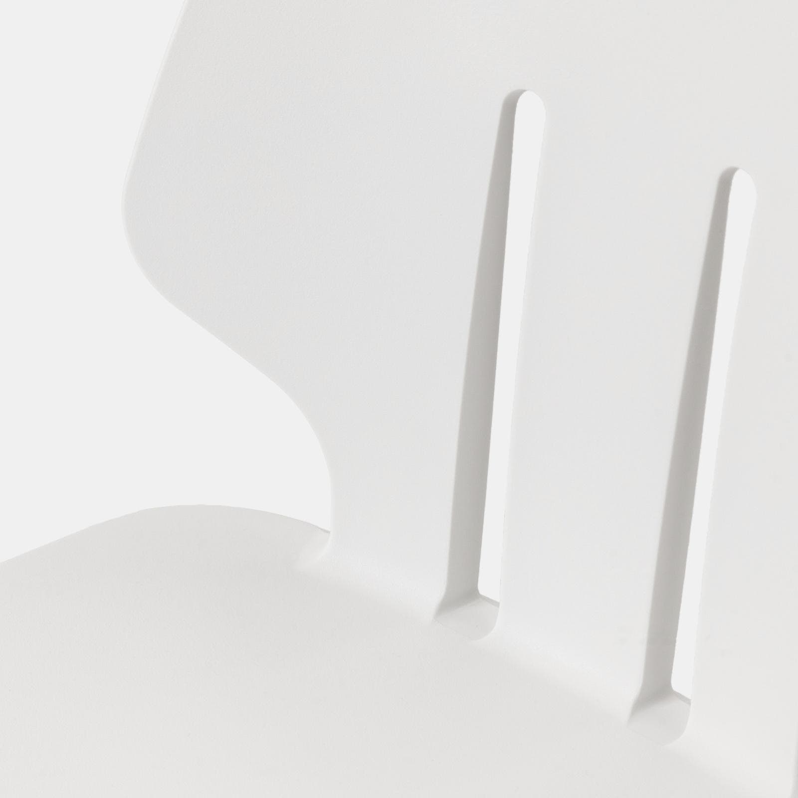 Set 4 sedie da giardino in polipropilene bianco - Brillac