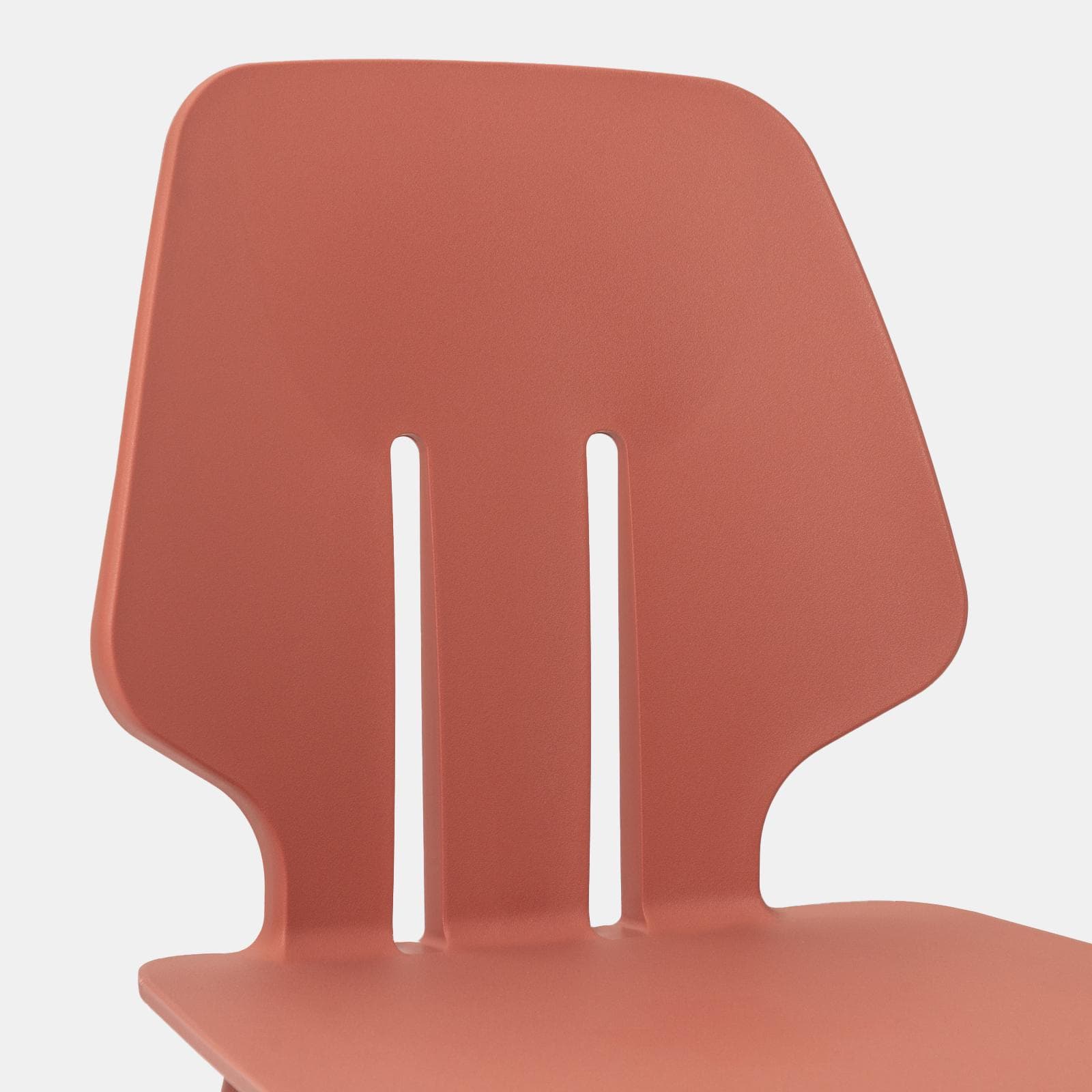 Set 4 sedie da giardino in polipropilene terracotta - Brillac