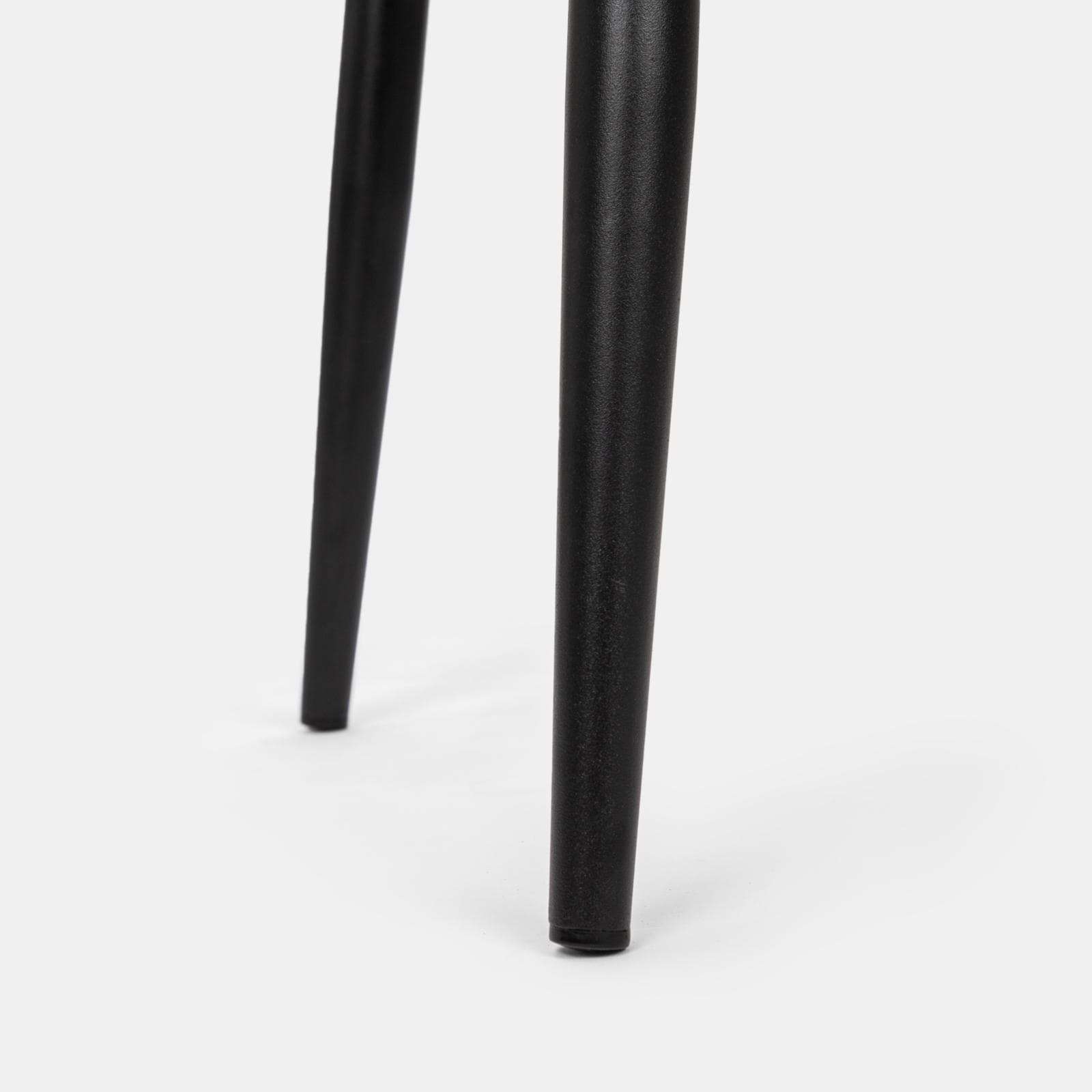 Set 4 sedie da interni imbottite in similpelle verde scuro - Knos