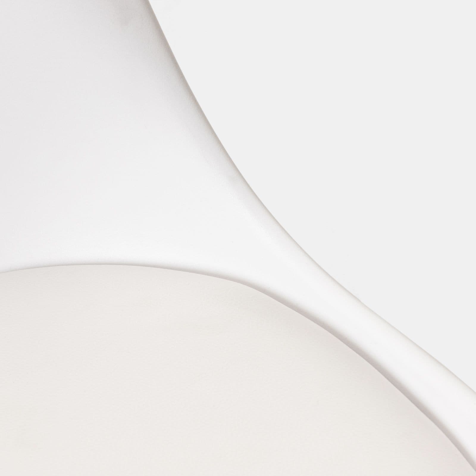 Set 4 sedie in similpelle bianco e gambe nere - Odiel