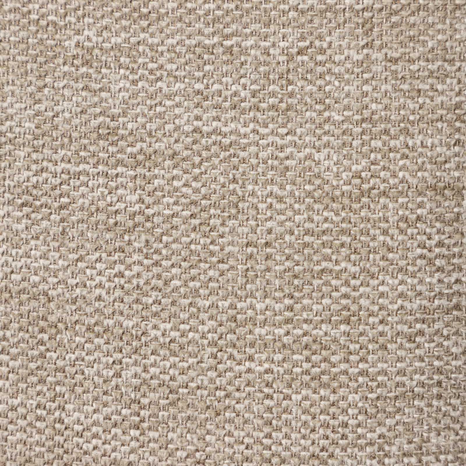 Set 4 sedie in tessuto effetto maglia beige freddo e gambe in metallo nero - Geneva