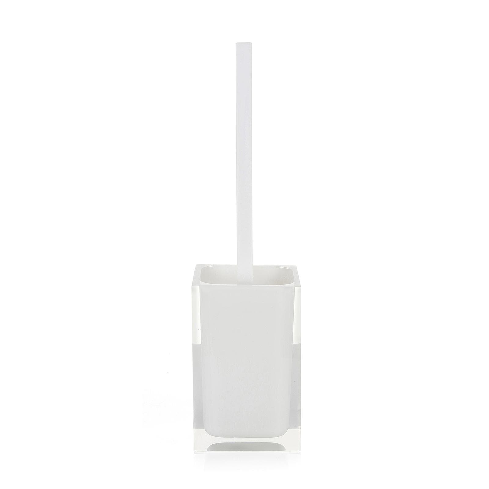 Set 4 accessori da appoggio bianco e trasparente - Rainbow di Gedy