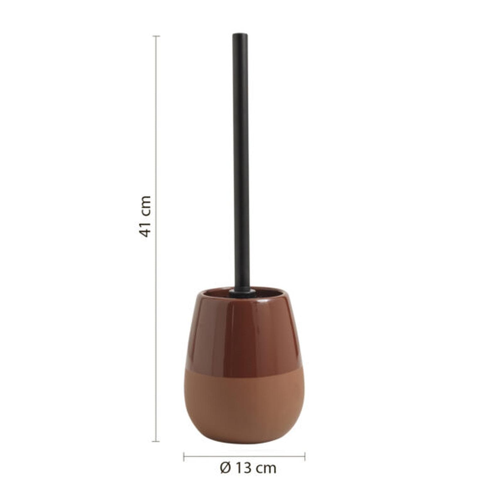 Set 5 accessori da appoggio in ceramica terracotta - Wilma di Gedy