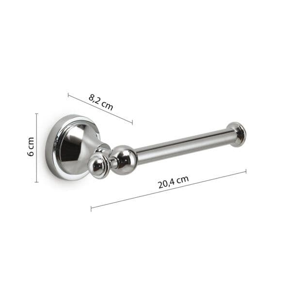 Set 6 accessori a muro in acciaio inox e ceramica - Nevis di Gedy