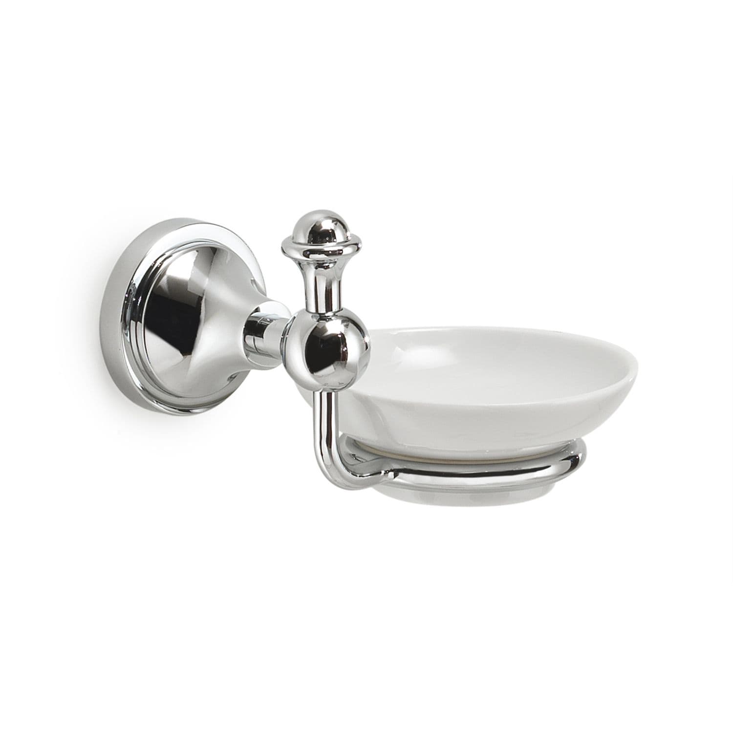 Set 6 accessori a muro in acciaio inox e ceramica - Nevis di Gedy