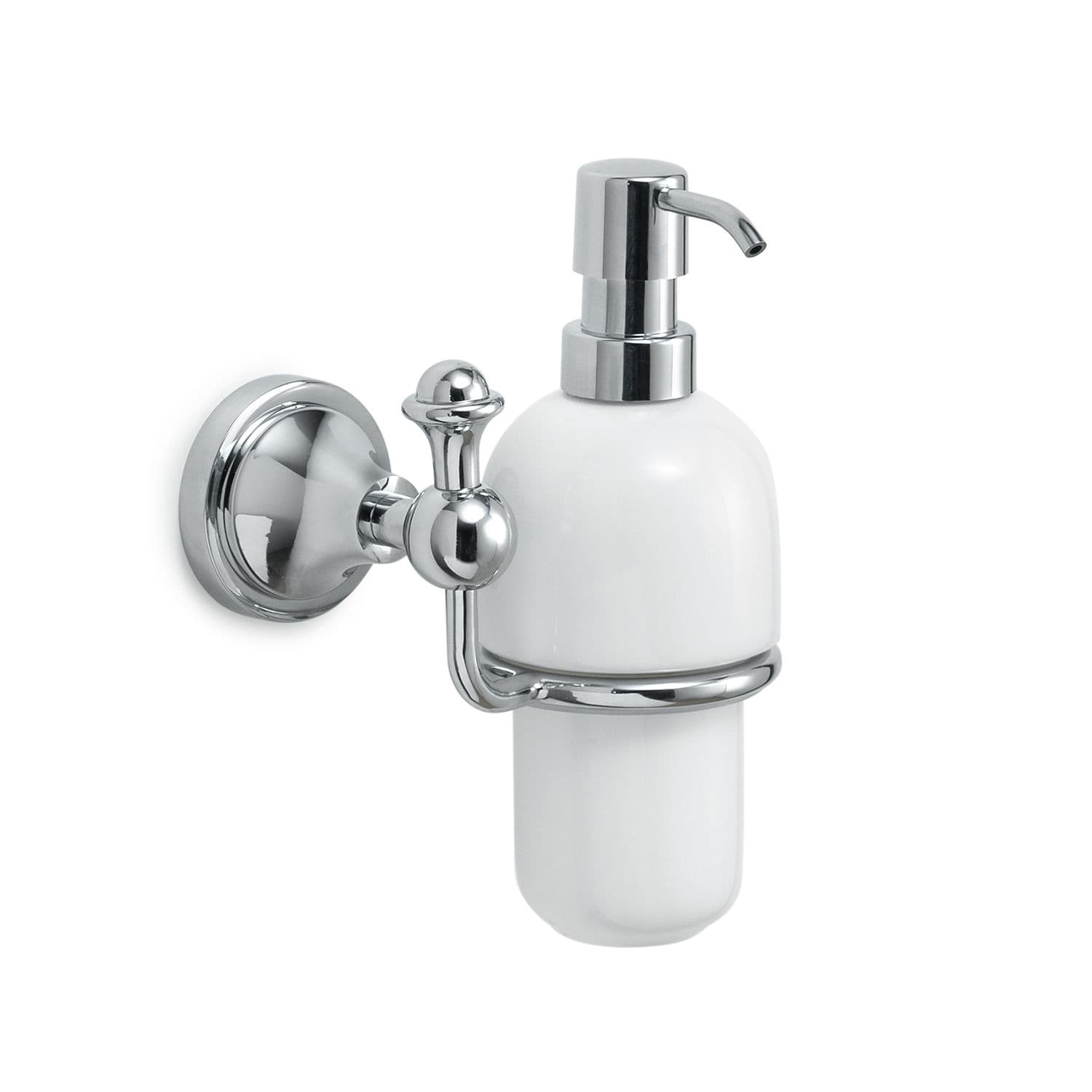 Set 6 accessori a muro in acciaio inox e ceramica - Nevis di Gedy