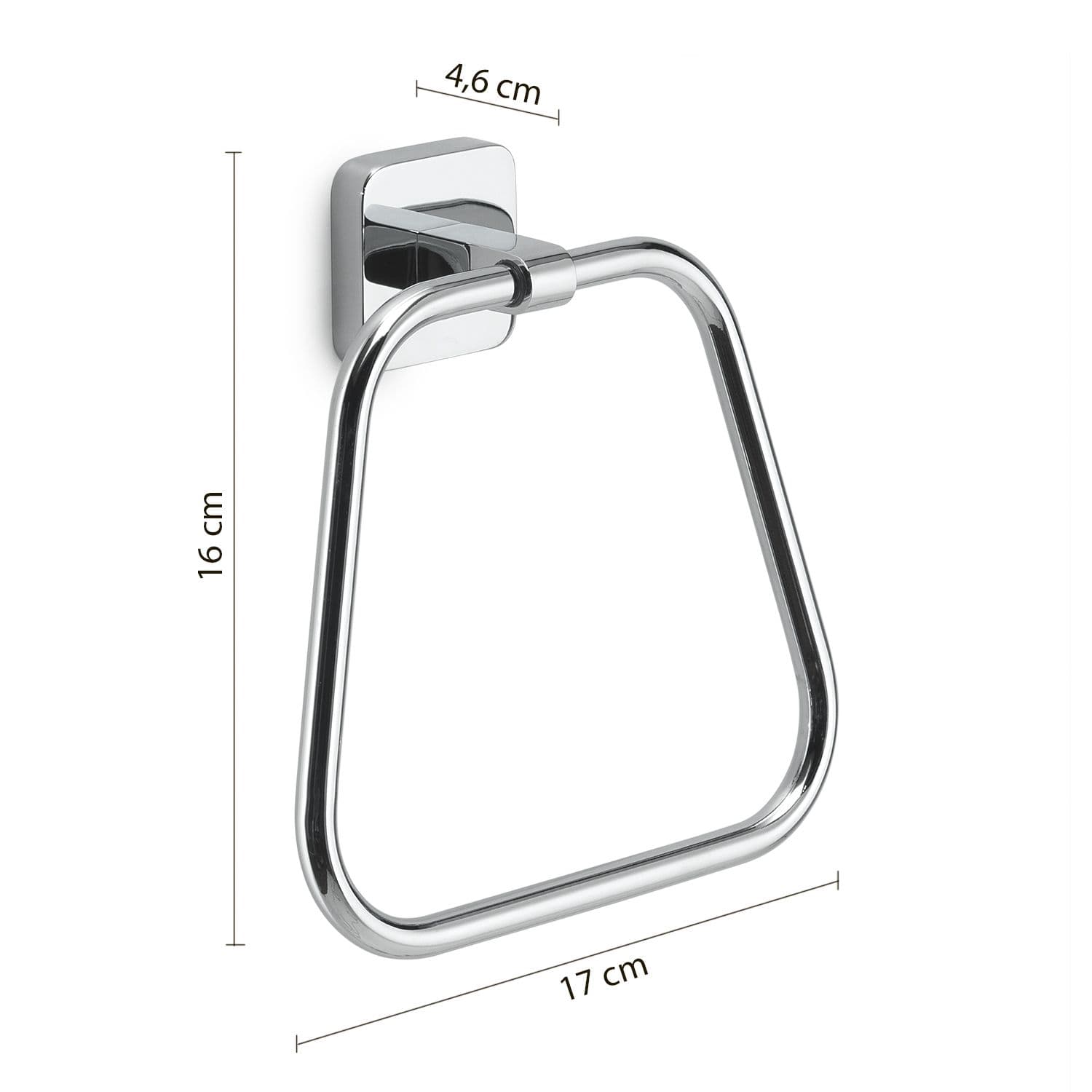 Set 6 accessori in acciaio inox e vetro satinato - Tonga di Gedy