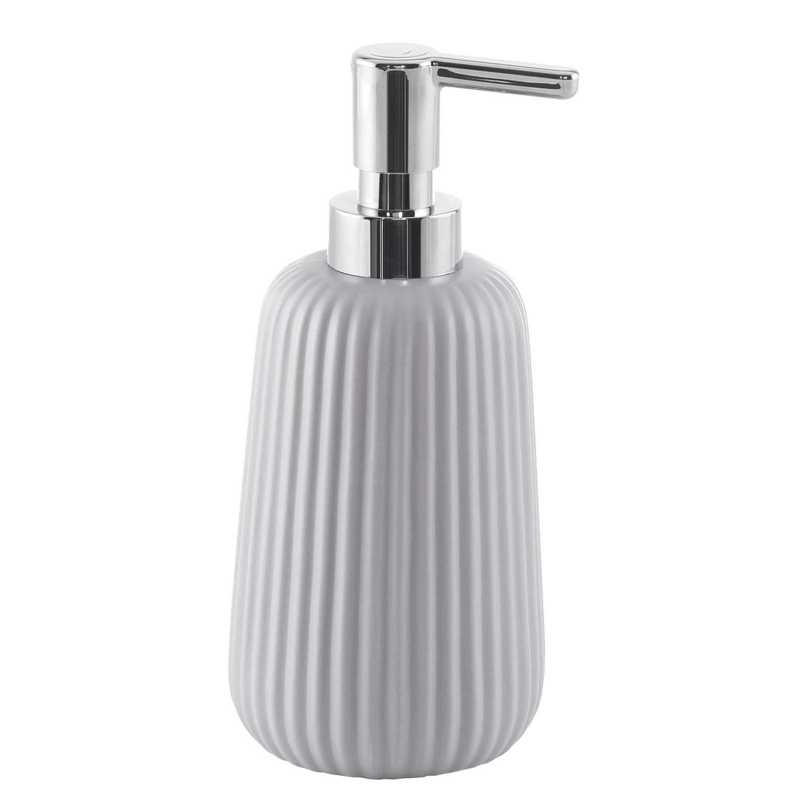 Set 2 accessori d'appoggio in ceramica grigio rigato - Marika di Gedy