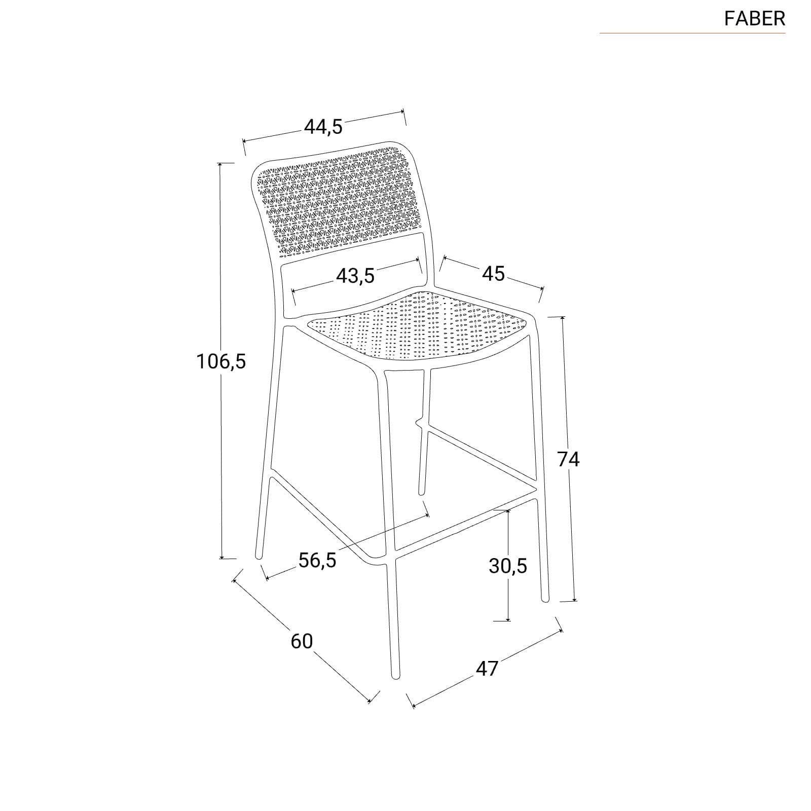 Set bistrot con tavolo alto e 2 sgabelli in acciaio verde oliva - Faber