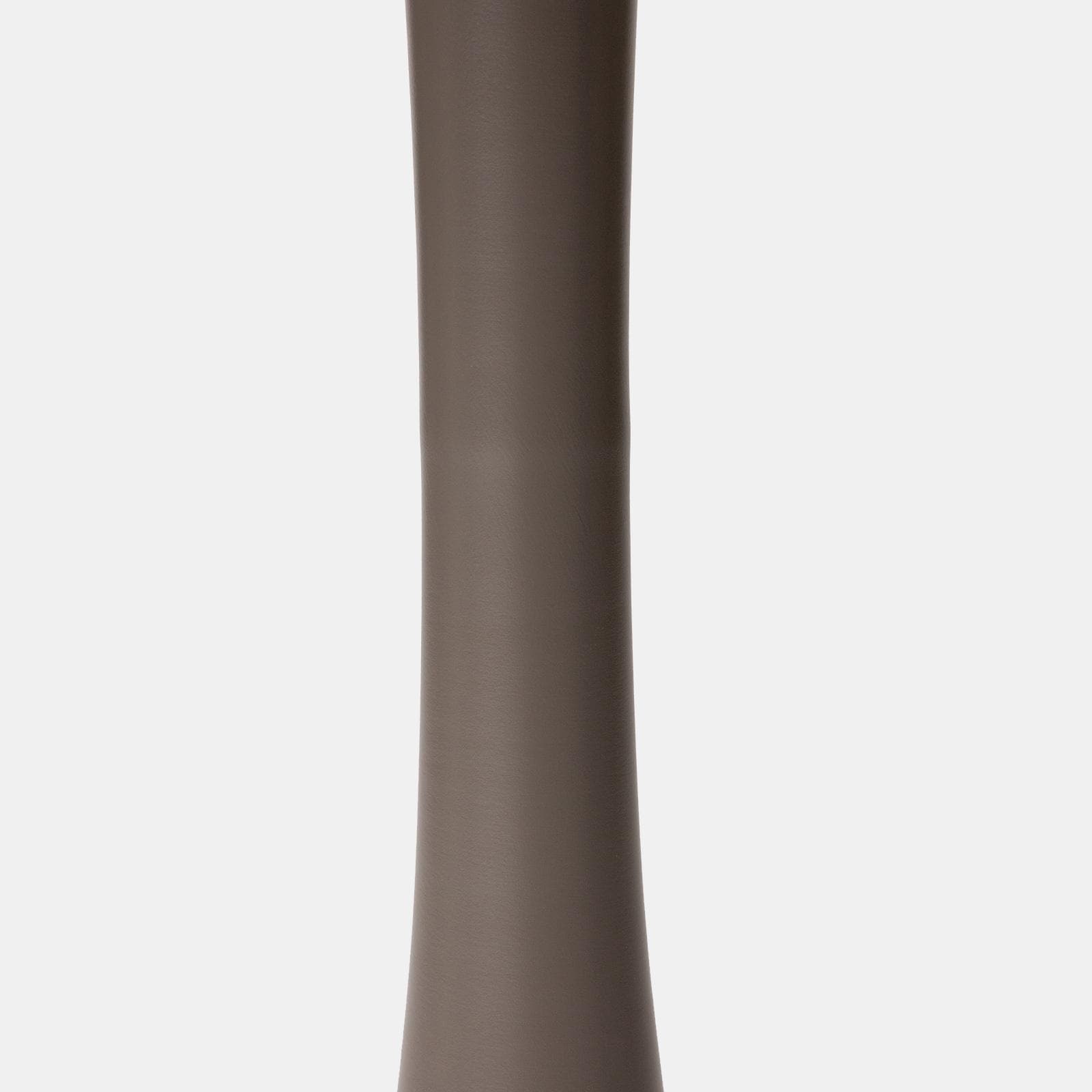 Set bistrot con tavolo rotondo 60 cm e 2 sedie impilabili in polipropilene cacao - Tulipano