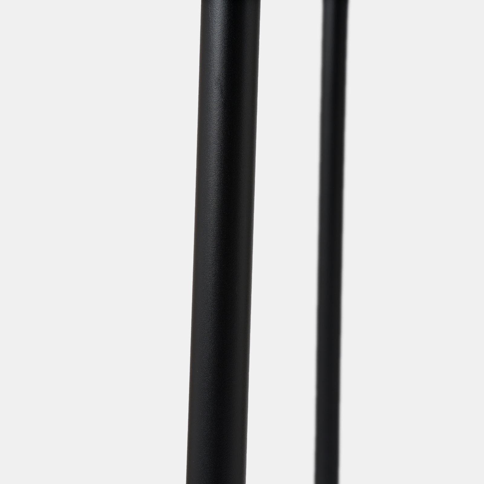 Set bistrot tavolo 60x60 cm e 2 sgabelli in metallo nero - Faber