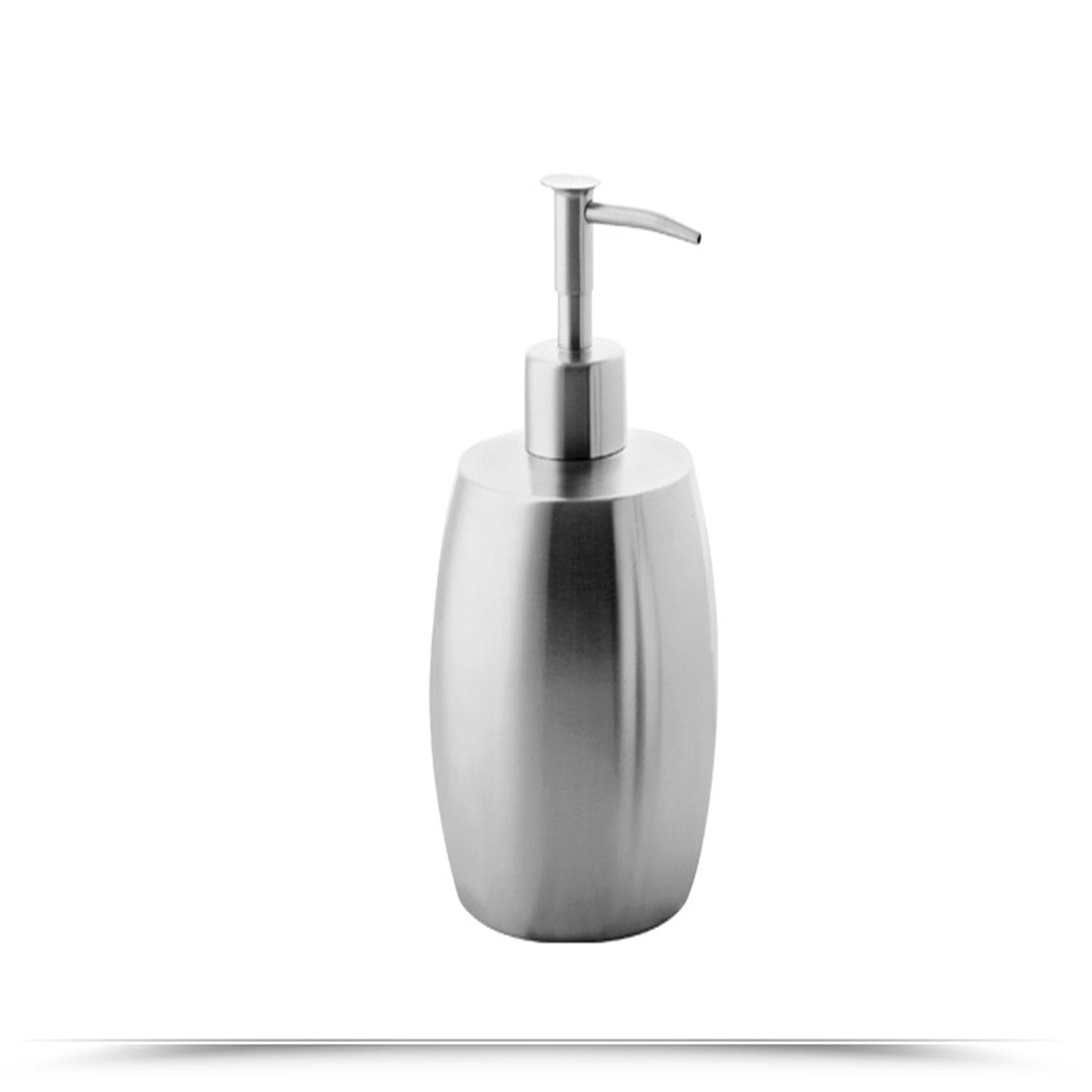 Set completo 3 accessori Nigella Gedy in acciaio inox spazzolato design contemporaneo