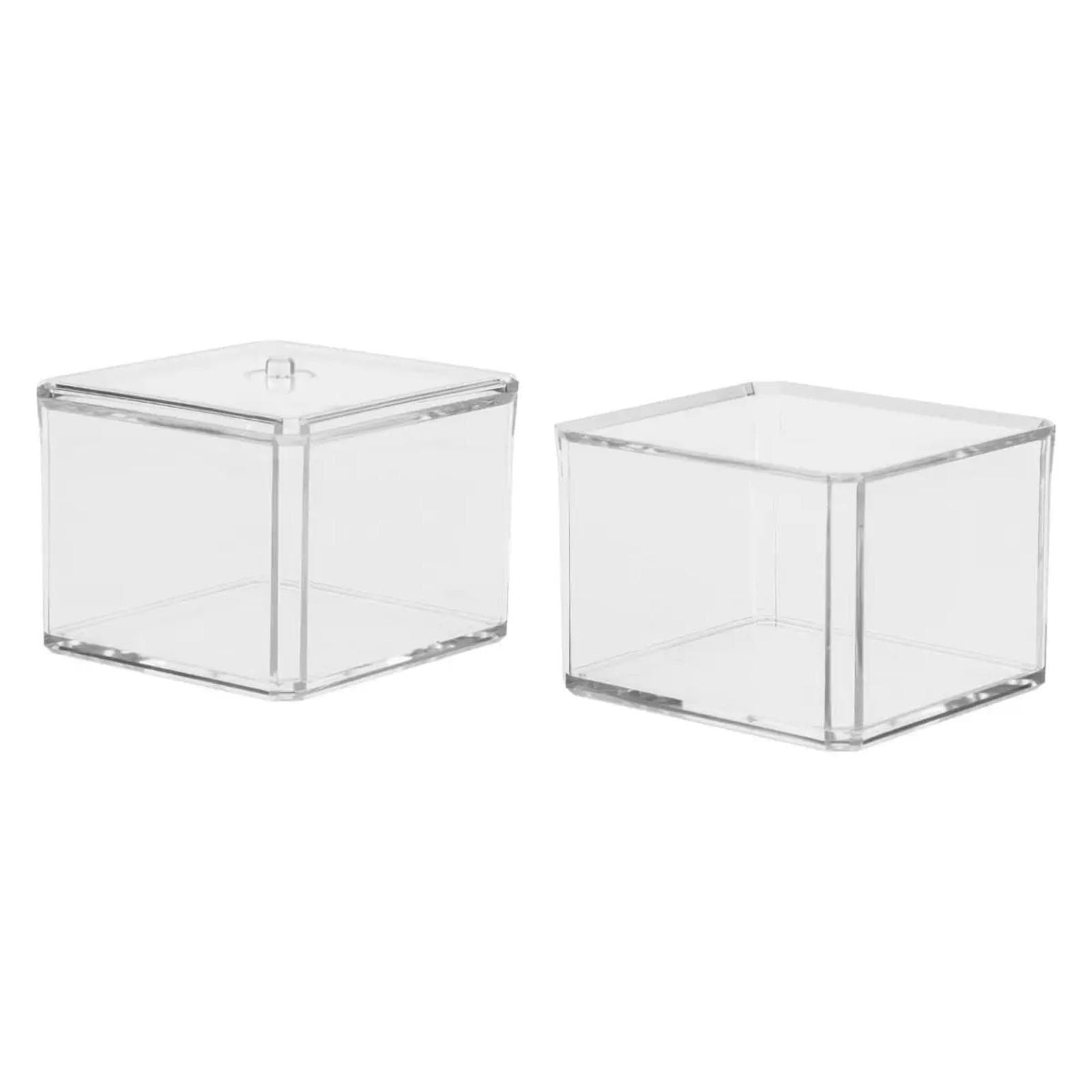 Set di 2 scatole portaoggetti trasparente - Belive