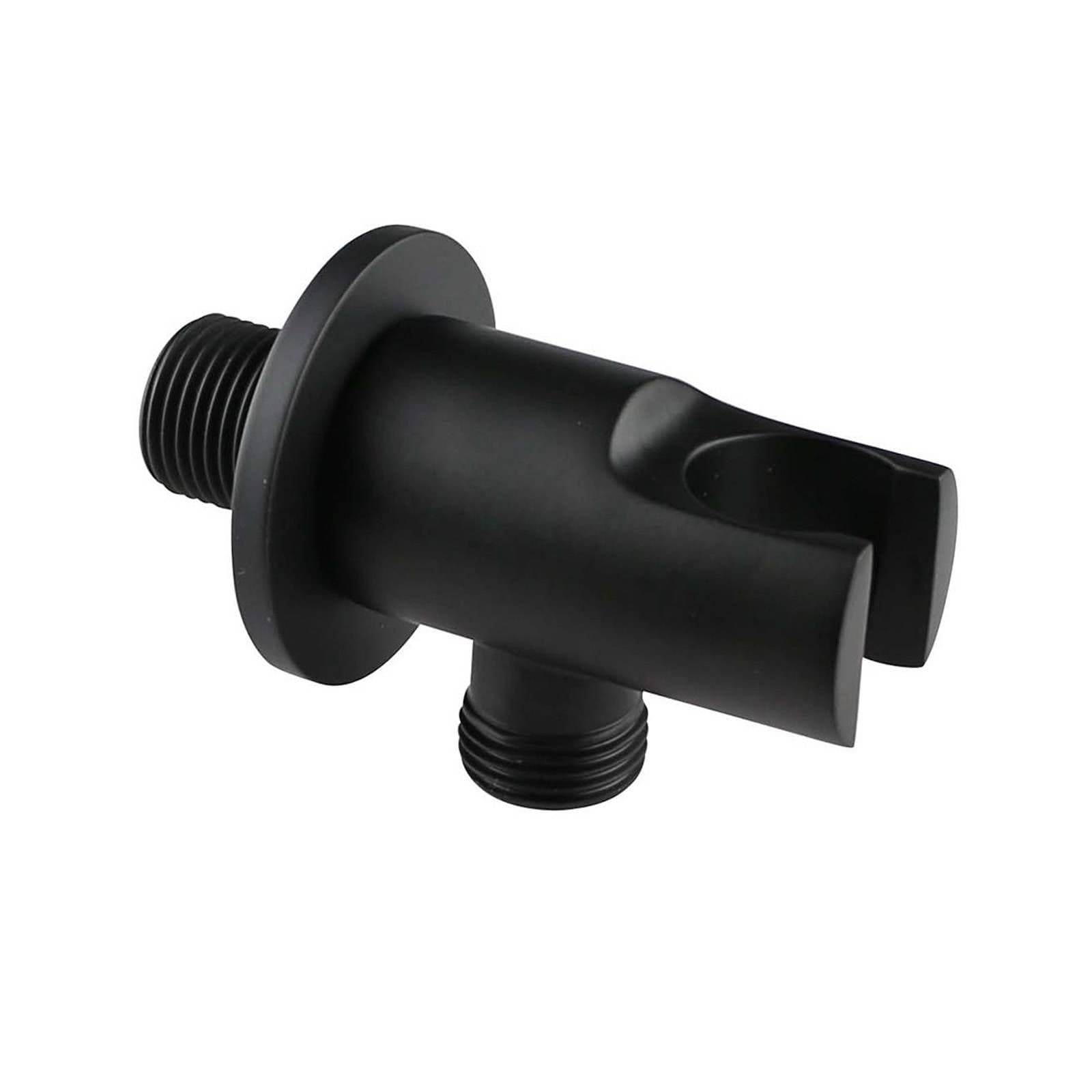 Set doccia incasso 2 vie con braccio 30 + soffione 20 + duplex nero opaco Lumos di Jacuzzi - Rubinetteria
